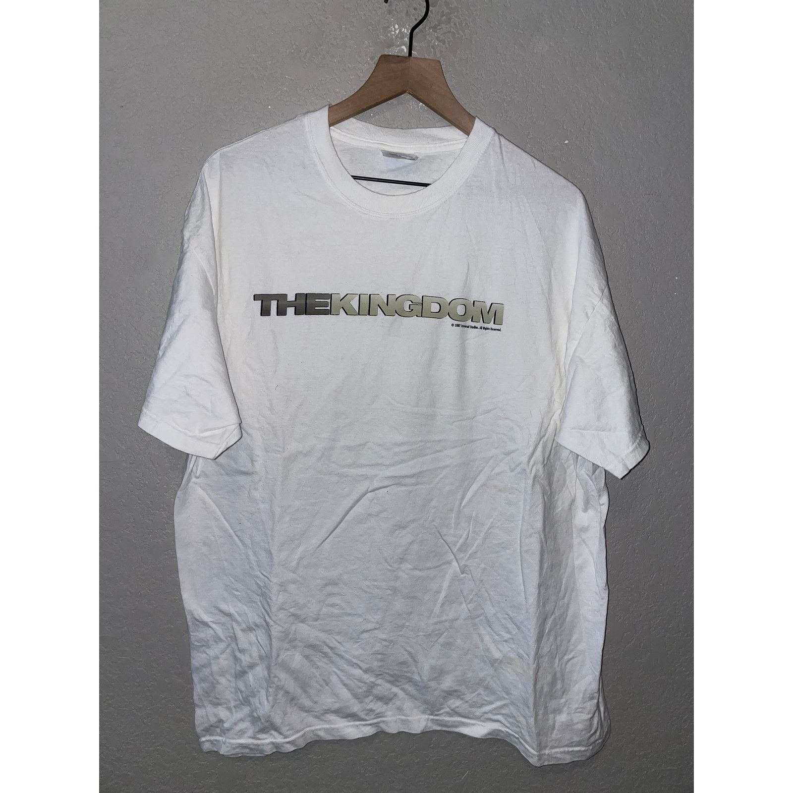 Hanes The Kingdom Movie Shirt Jamie Foxx White Tee Promo XL 2007 Size US XL / EU 56 / 4 - 1 Thumbnail