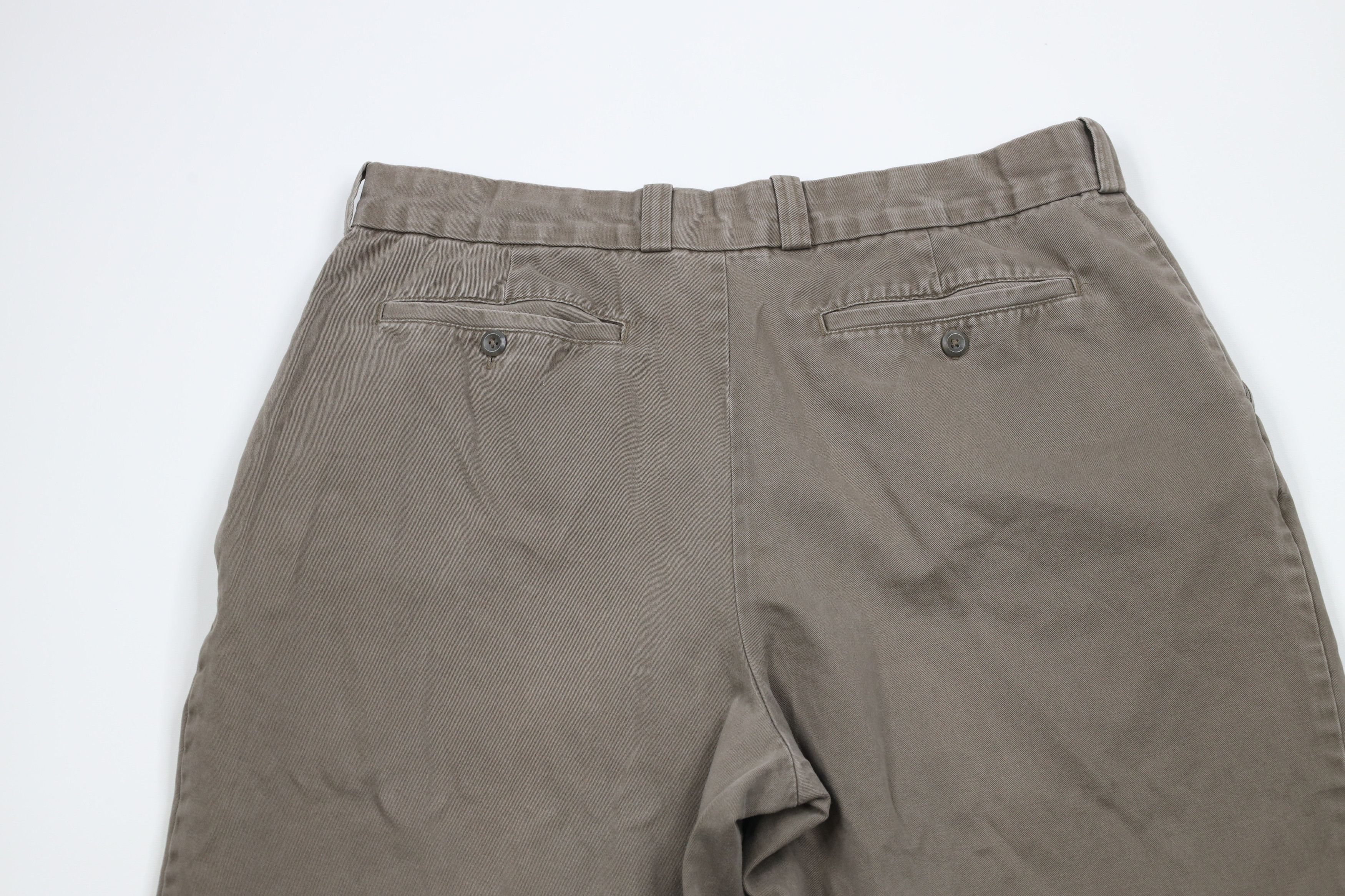 Vintage Vintage 90s Streetwear Wide Leg Cotton Chino Pants Brown Size US 36 / EU 52 - 12 Thumbnail