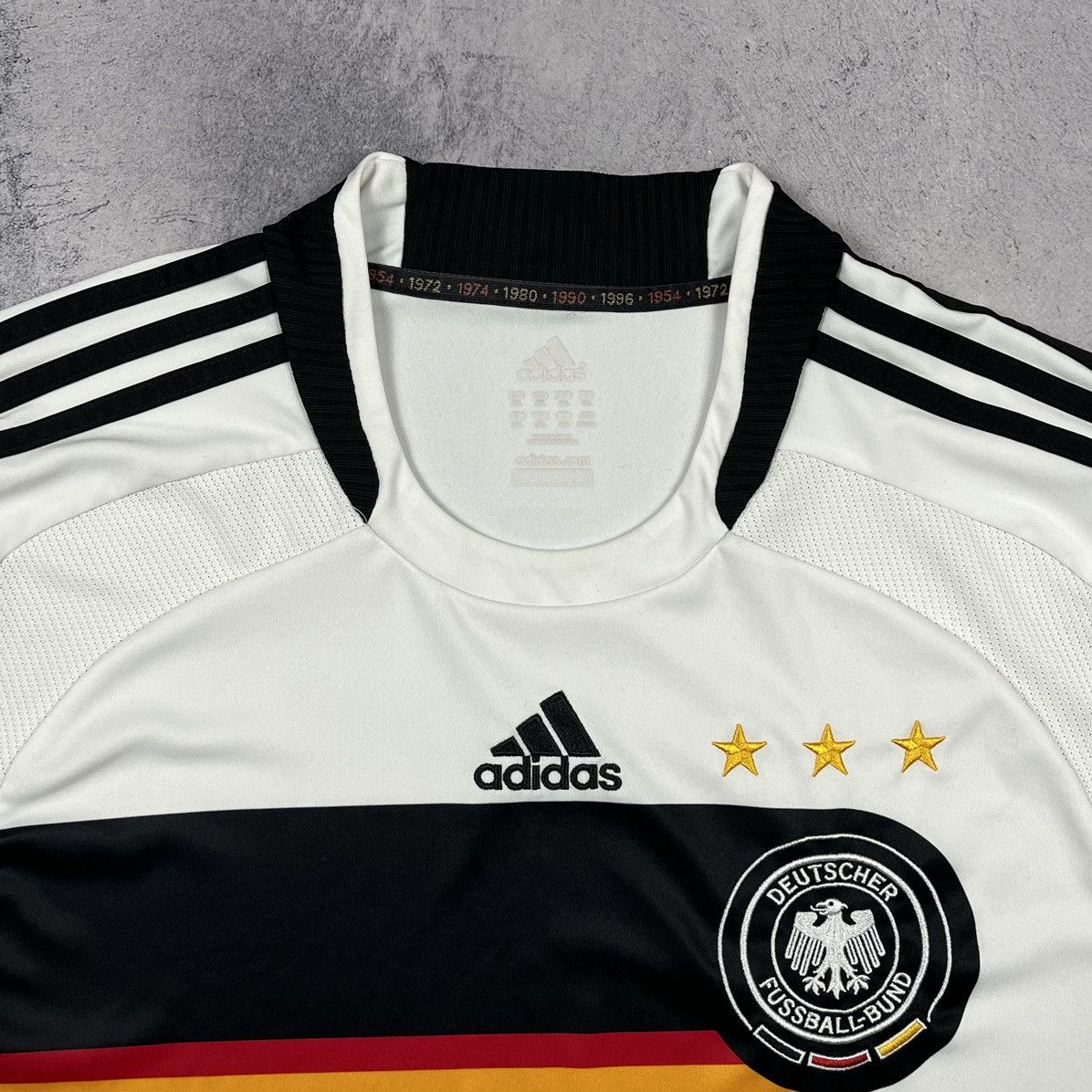 Adidas Vintage Adidas Germany home soccer jersey 2007/08 Size US XL / EU 56 / 4 - 5 Thumbnail