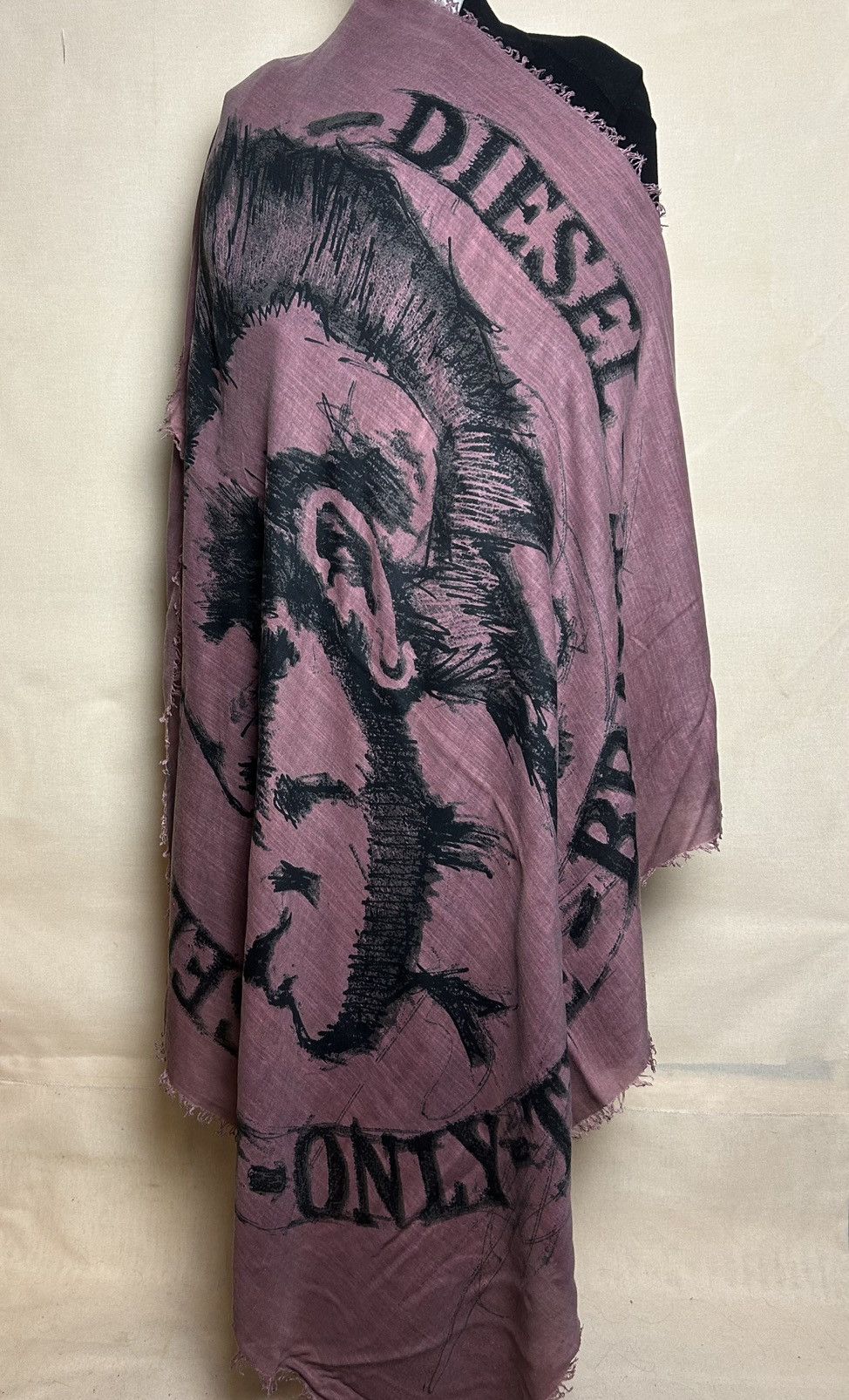 Diesel Diesel light purple viscose scarf Size ONE SIZE - 6 Thumbnail