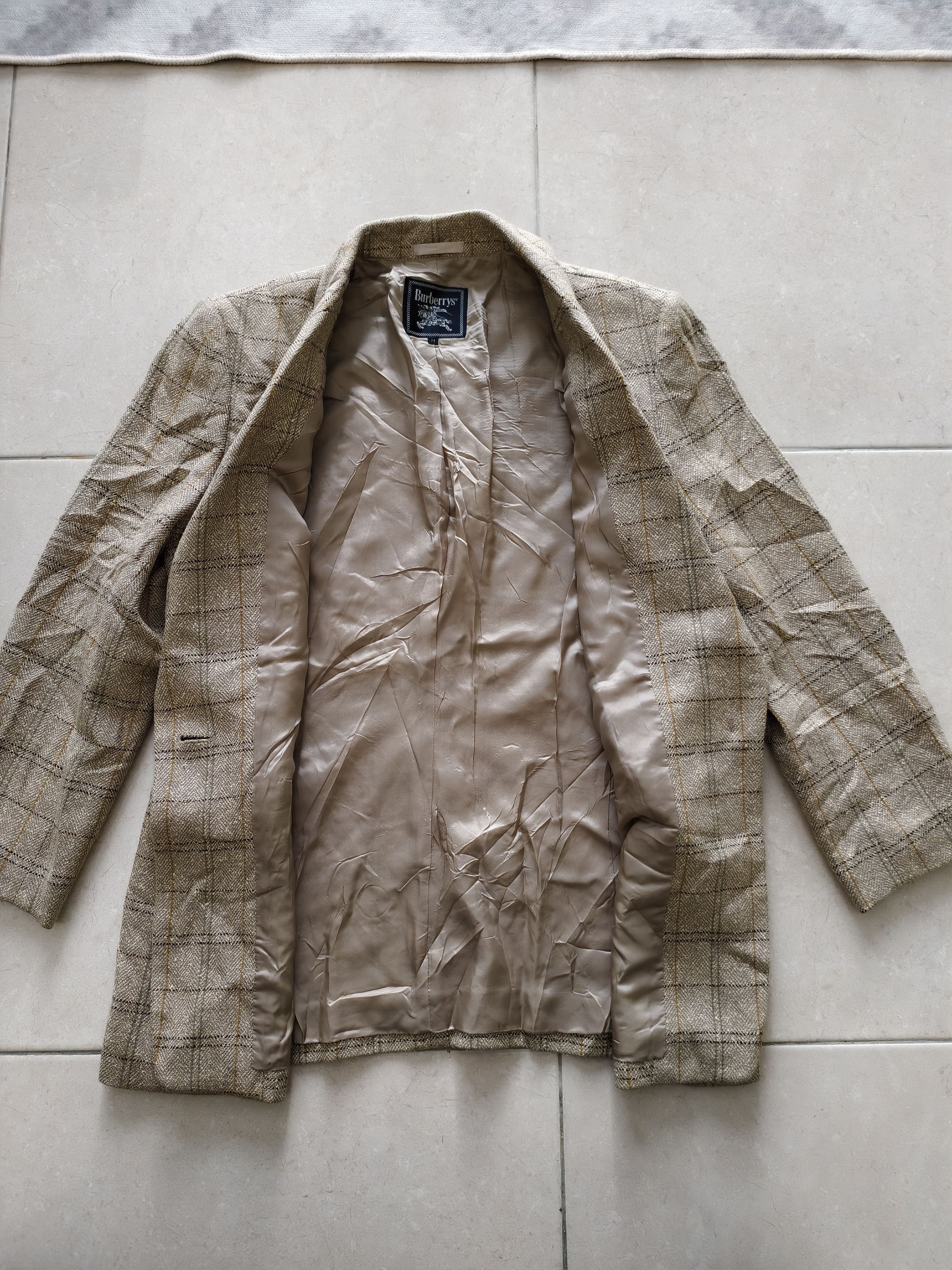 Burberry × Burberry Prorsum × Vintage 🔥STEALS🔥Very Rare Vintage Burberry Silk Lining Coat Size S / US 4 / IT 40 - 4 Thumbnail