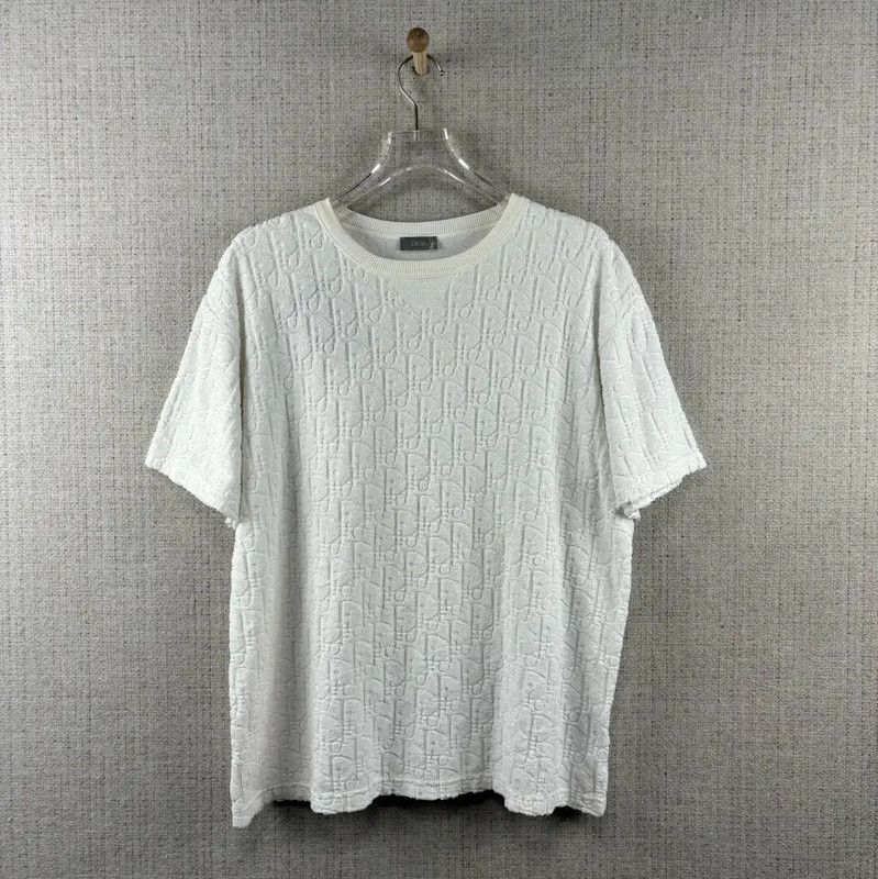 Dior Dior Logo Cotton T-Shirt for Men 0089 Size US L / EU 52-54 / 3 - 1 Thumbnail