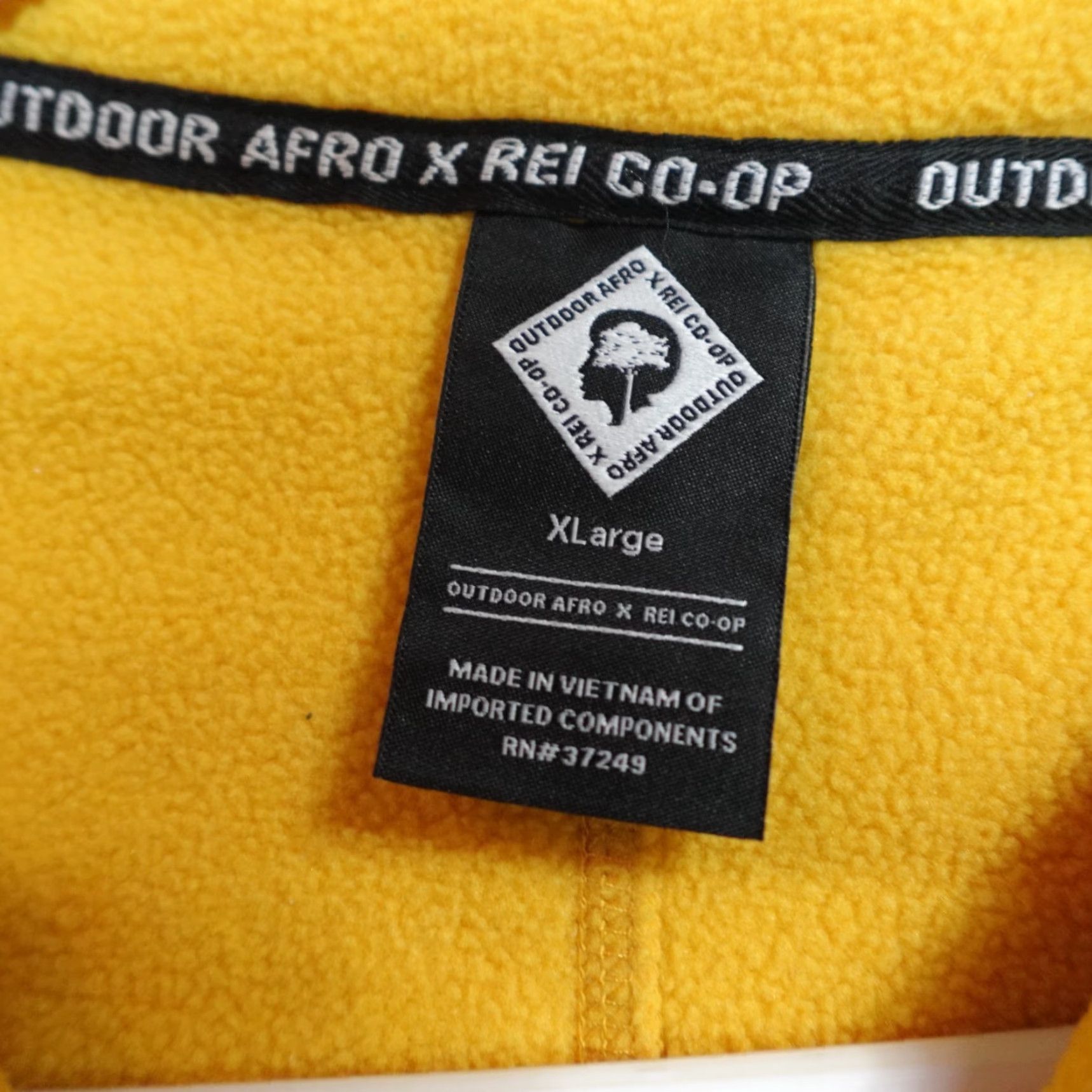 Vintage REI Jacket XL Yellow 1/4 Zip Kangaroo Pockets Outdoor Afros? Size US XL / EU 56 / 4 - 3 Thumbnail