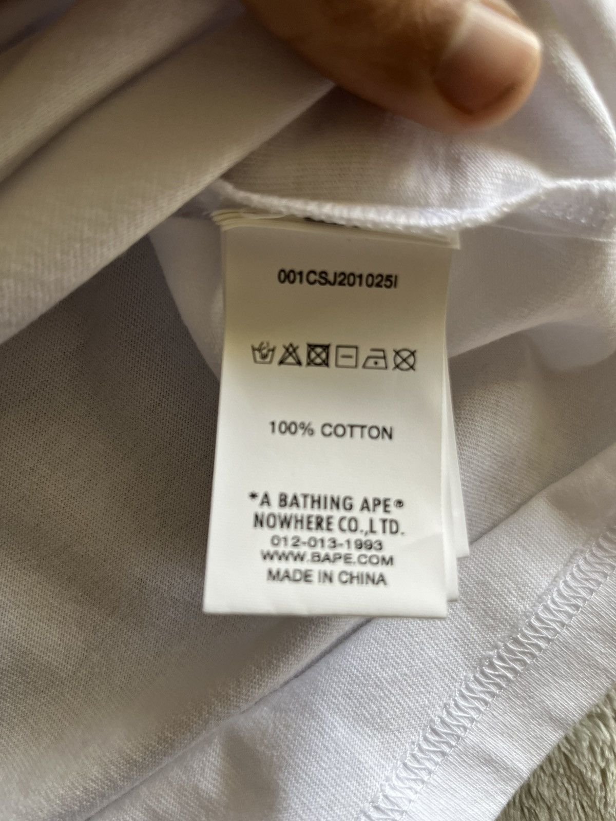 Bape Bape College Tee (SS21) Size US L / EU 52-54 / 3 - 5 Thumbnail