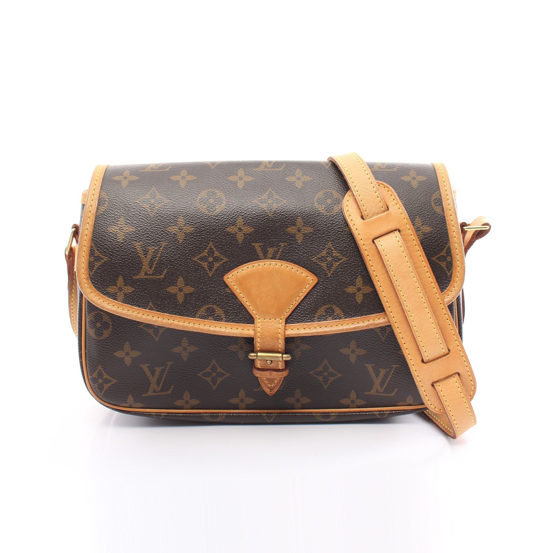 Louis Vuitton Louis Vuitton Sologne Monogram Shoulder Bag Leather Brown Size ONE SIZE - 1 Thumbnail