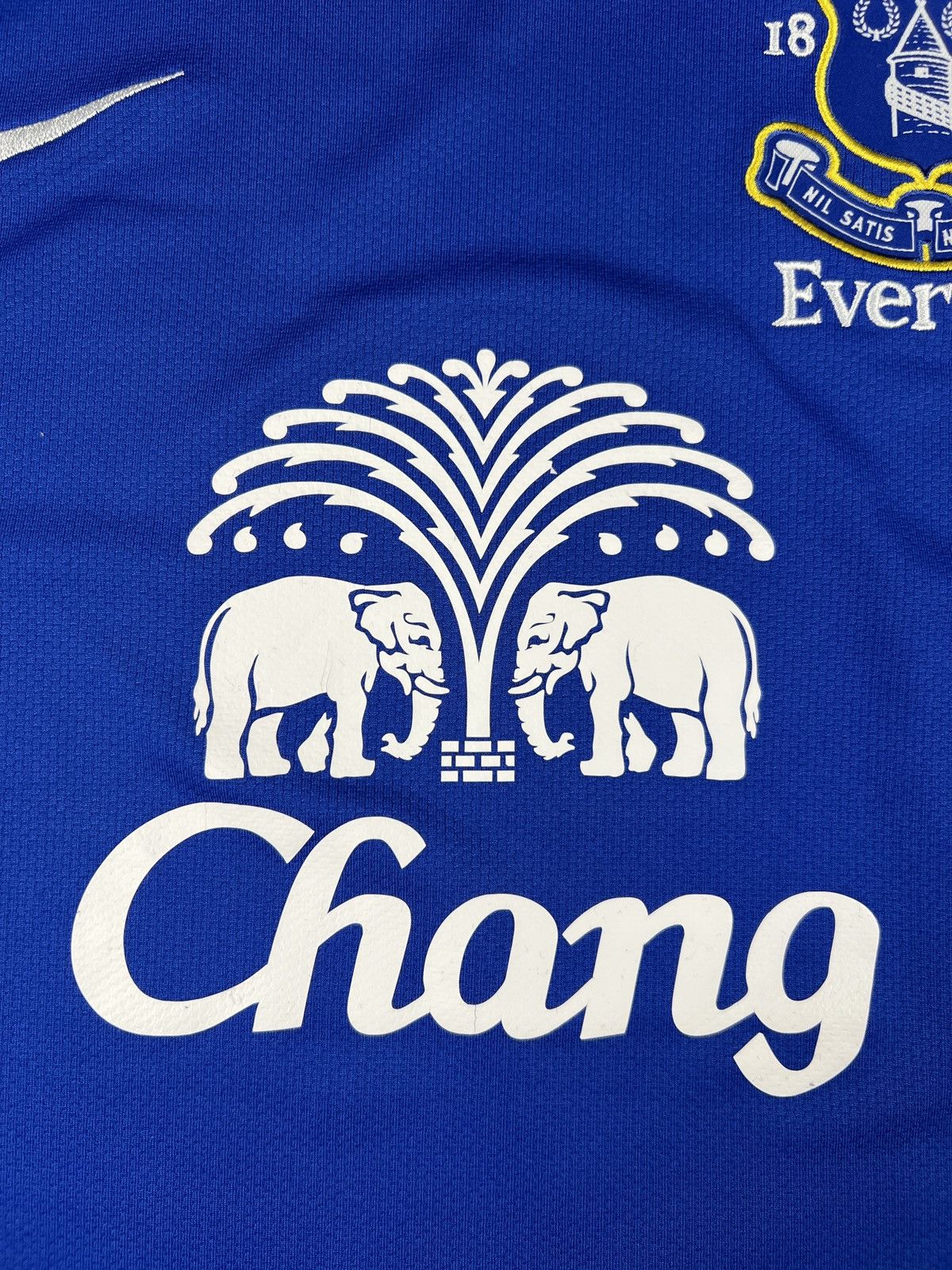 Nike 2012-2013 FC Everton Nike Home Soccer Jersey Kit Mens L Size US L / EU 52-54 / 3 - 4 Thumbnail
