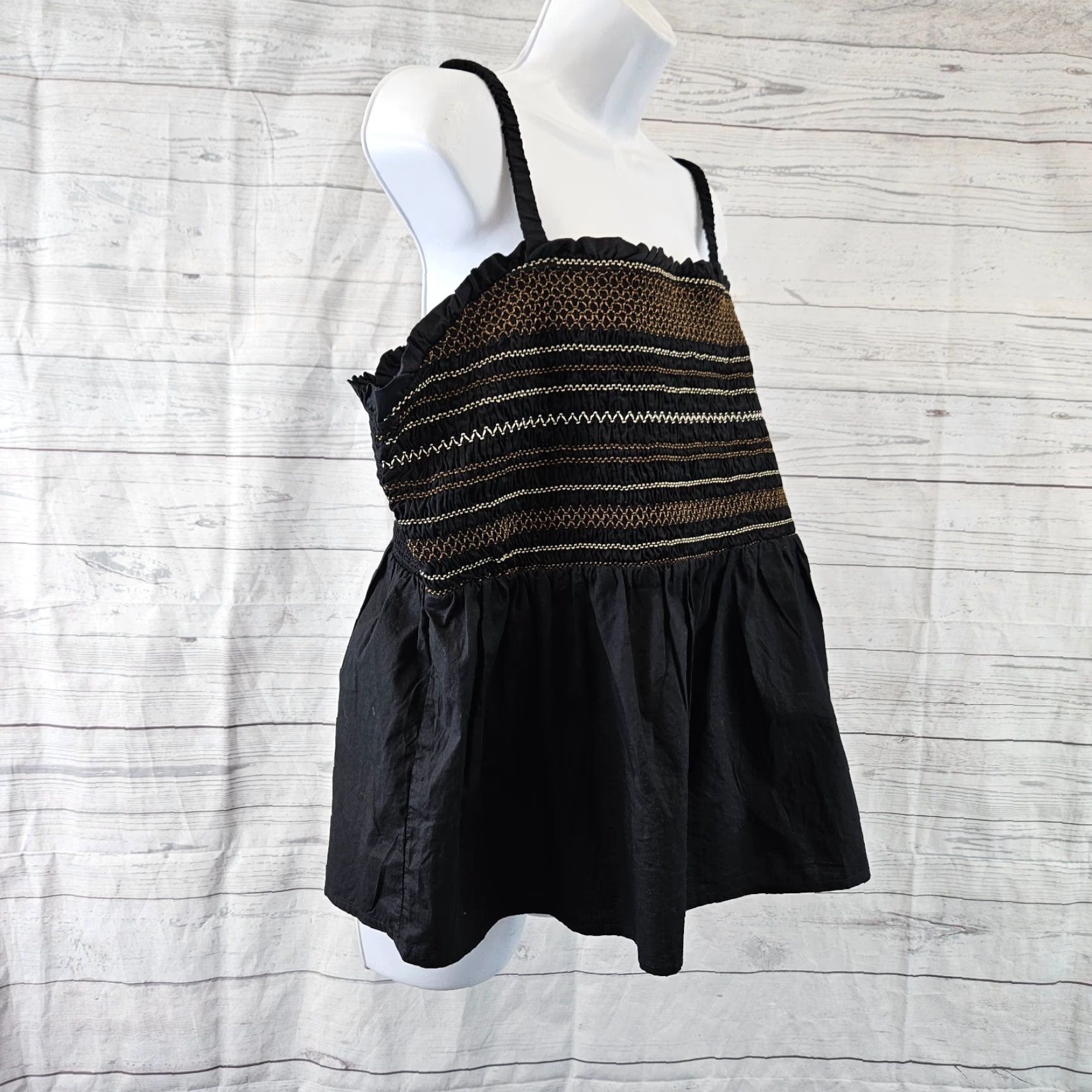 Old Navy Old Navy Womens Top Tank Sz 2XL Black Cotton Sleeveless Pullover Casual Basic Shirt Womens 2XL Black Cotton Vintage No Size XXL / US 16-18 / IT 52-54 - 3 Thumbnail
