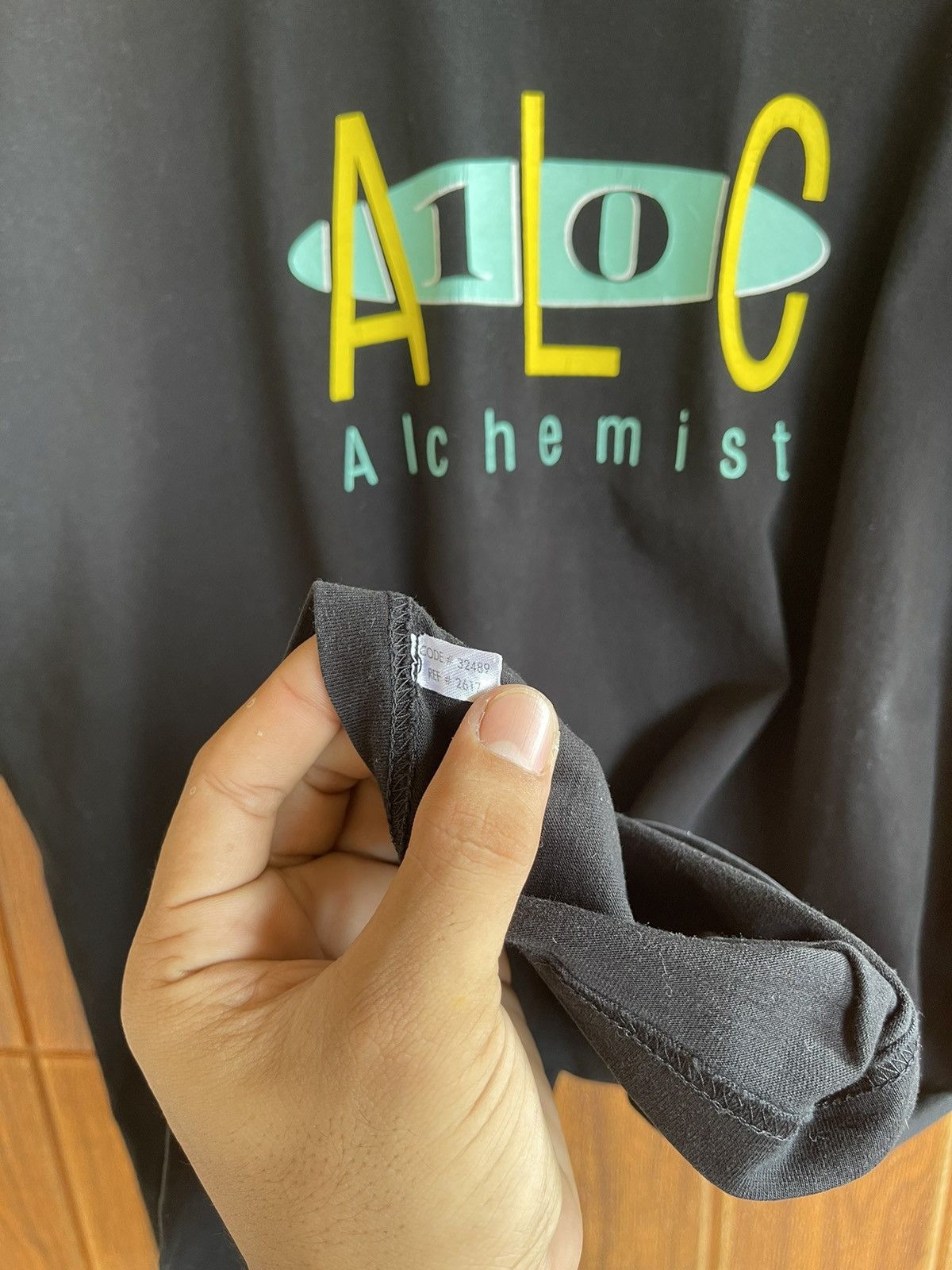 SSUR A/W25🔥SSUR x THE ALCHEMIST🔥SpellOut ALC 10 Black Tshirt Size US XXL / EU 58 / 5 - 5 Thumbnail