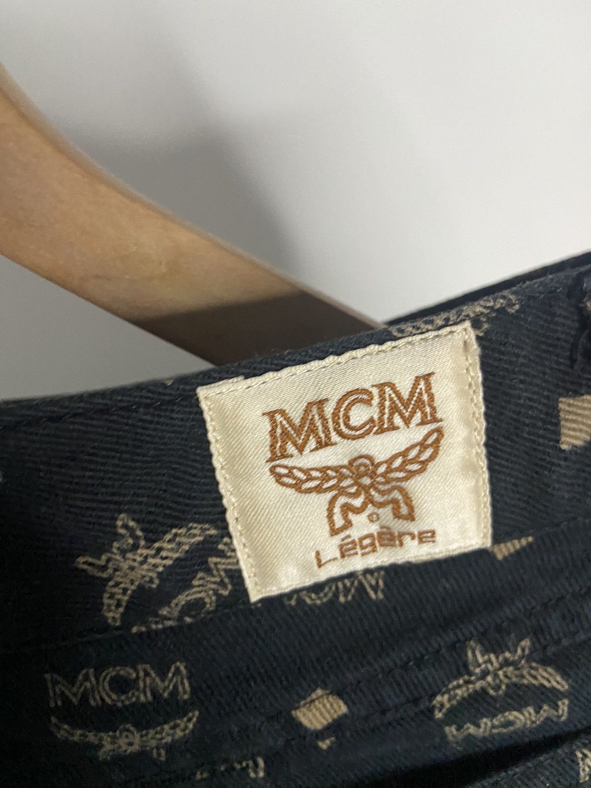 MCM × Vintage MCM MIDI SKIRT FULL LOGO MCM😊❤️ Size 31" - 10 Thumbnail