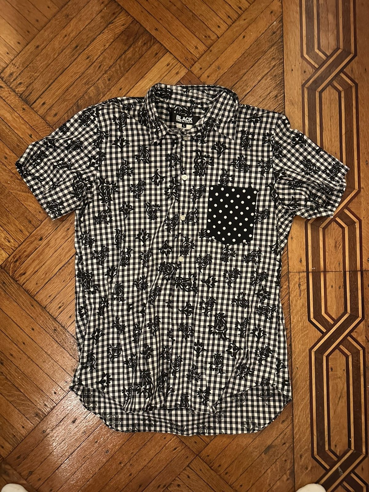 Comme des Garcons × Comme des Garcons Black COMME DES GARÇONS BLACK BUTTON UP Size US L / EU 52-54 / 3 - 1 Thumbnail