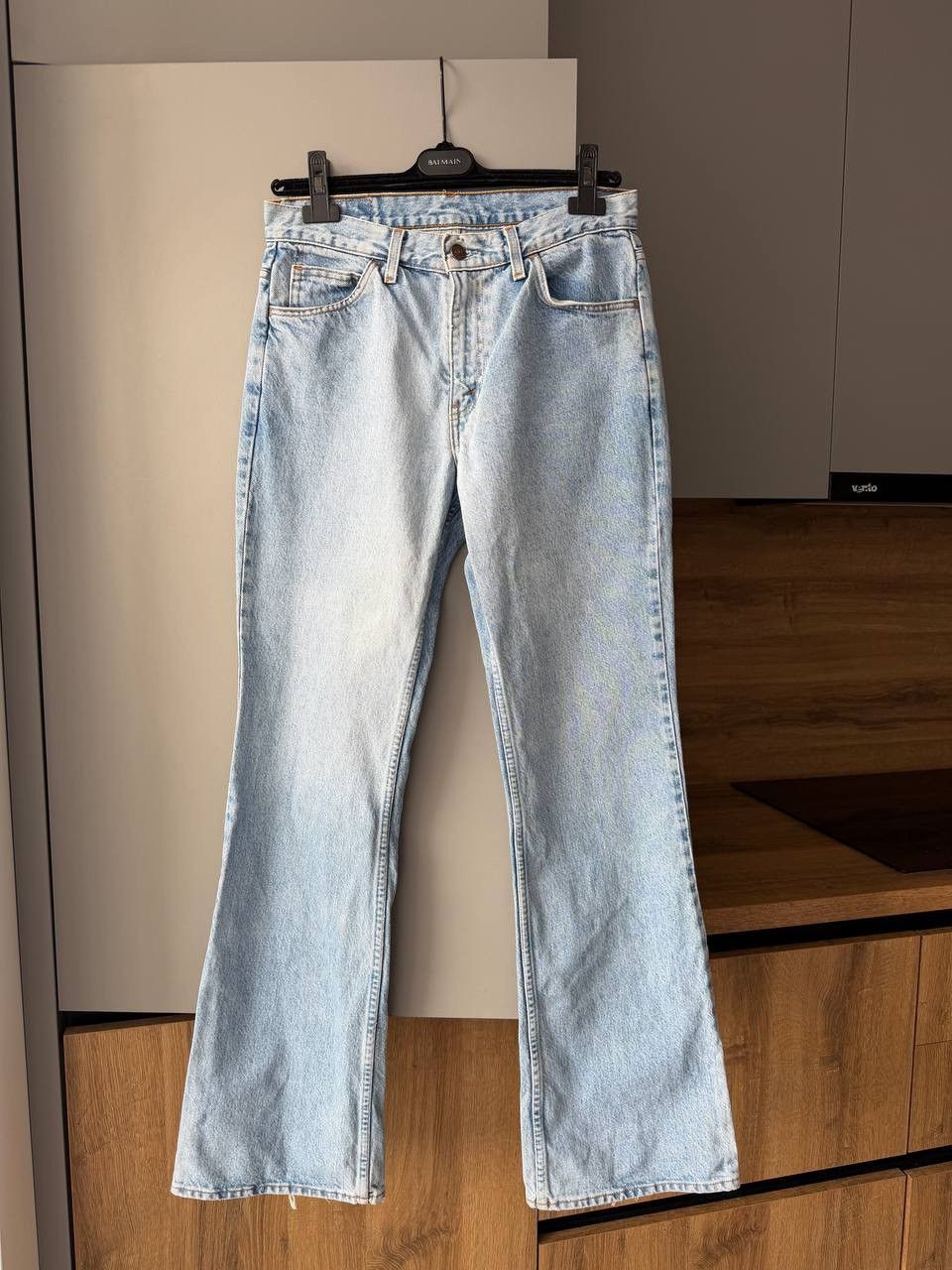 Levi's Vintage Levi’s 646 flared bell bottom denim jeans orange tab Size US 32 / EU 48 - 1 Thumbnail