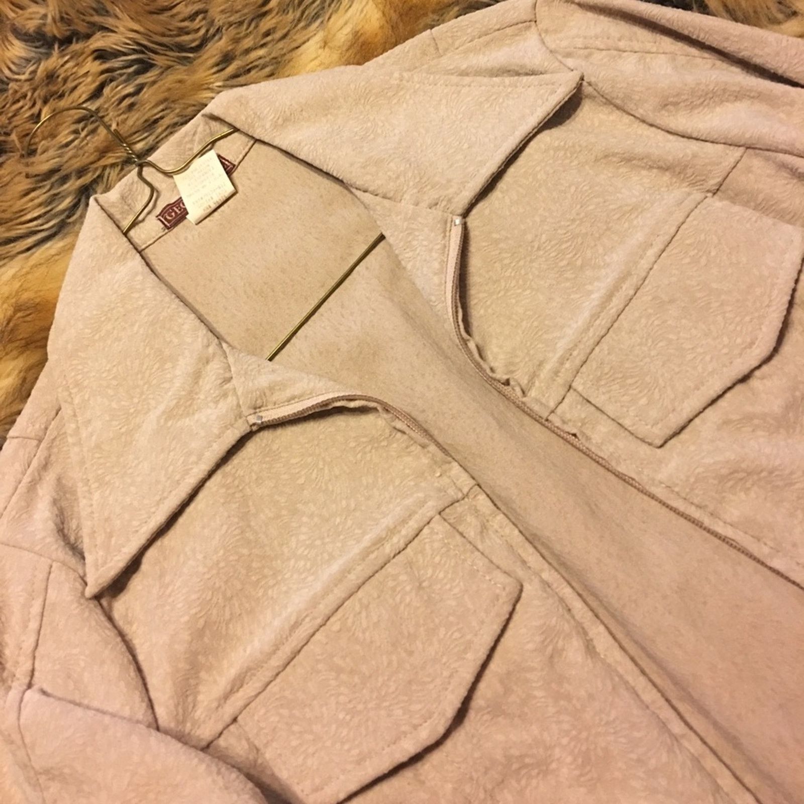 Other Georgette tan textured stretch jacket poncho S Size S / US 4 / IT 40 - 4 Thumbnail