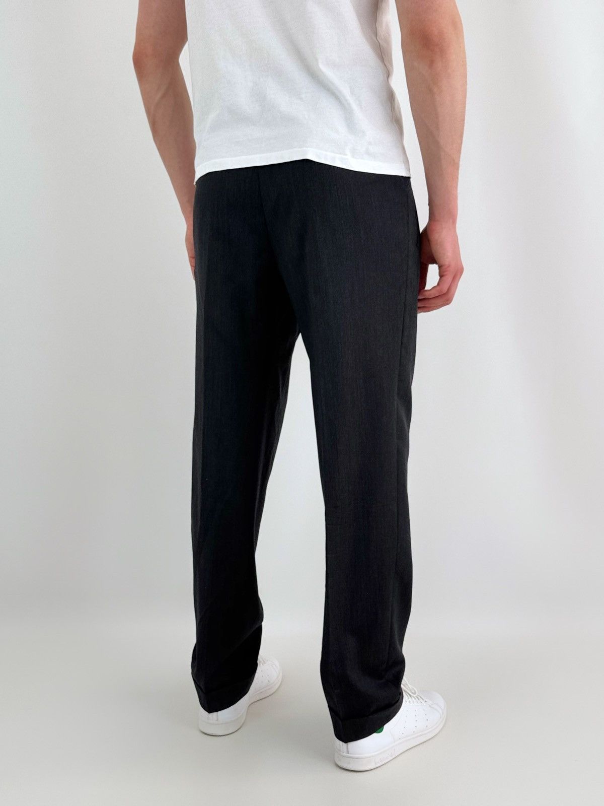 Yves Saint Laurent 1990’s Vintage YSL Yves Saint Laurent Classic Wool Trousers Size US 32 / EU 48 - 2 Thumbnail