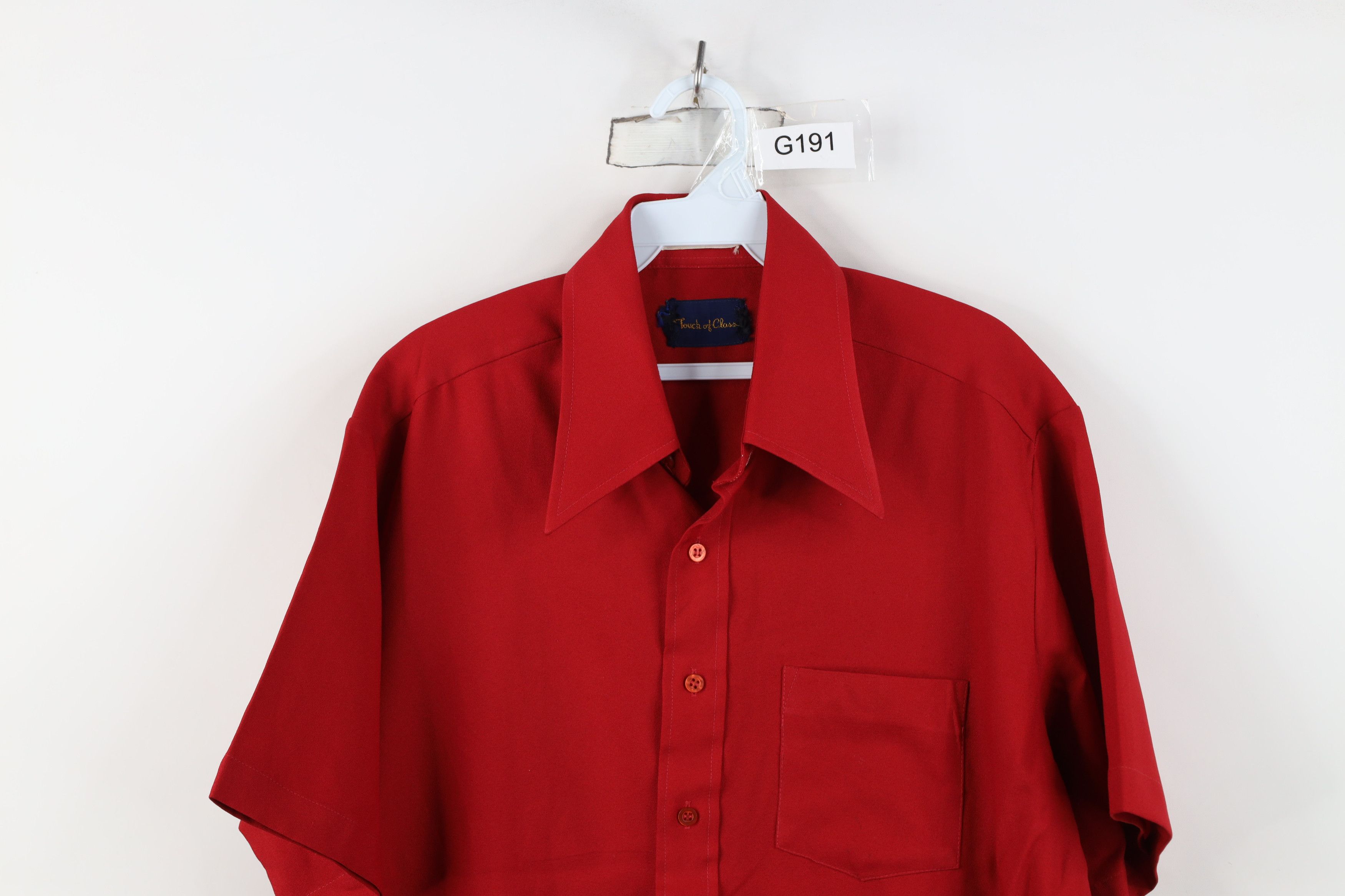 Vintage Vintage 70s Streetwear Short Sleeve Collared Button Shirt Size US XL / EU 56 / 4 - 2 Thumbnail