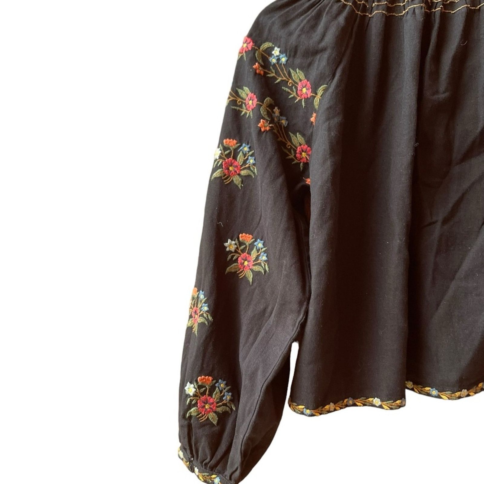 THE GREAT THE GREAT The Passage Blouse | Black size :0 / US:XS Size XS / US 0-2 / IT 36-38 - 8 Thumbnail