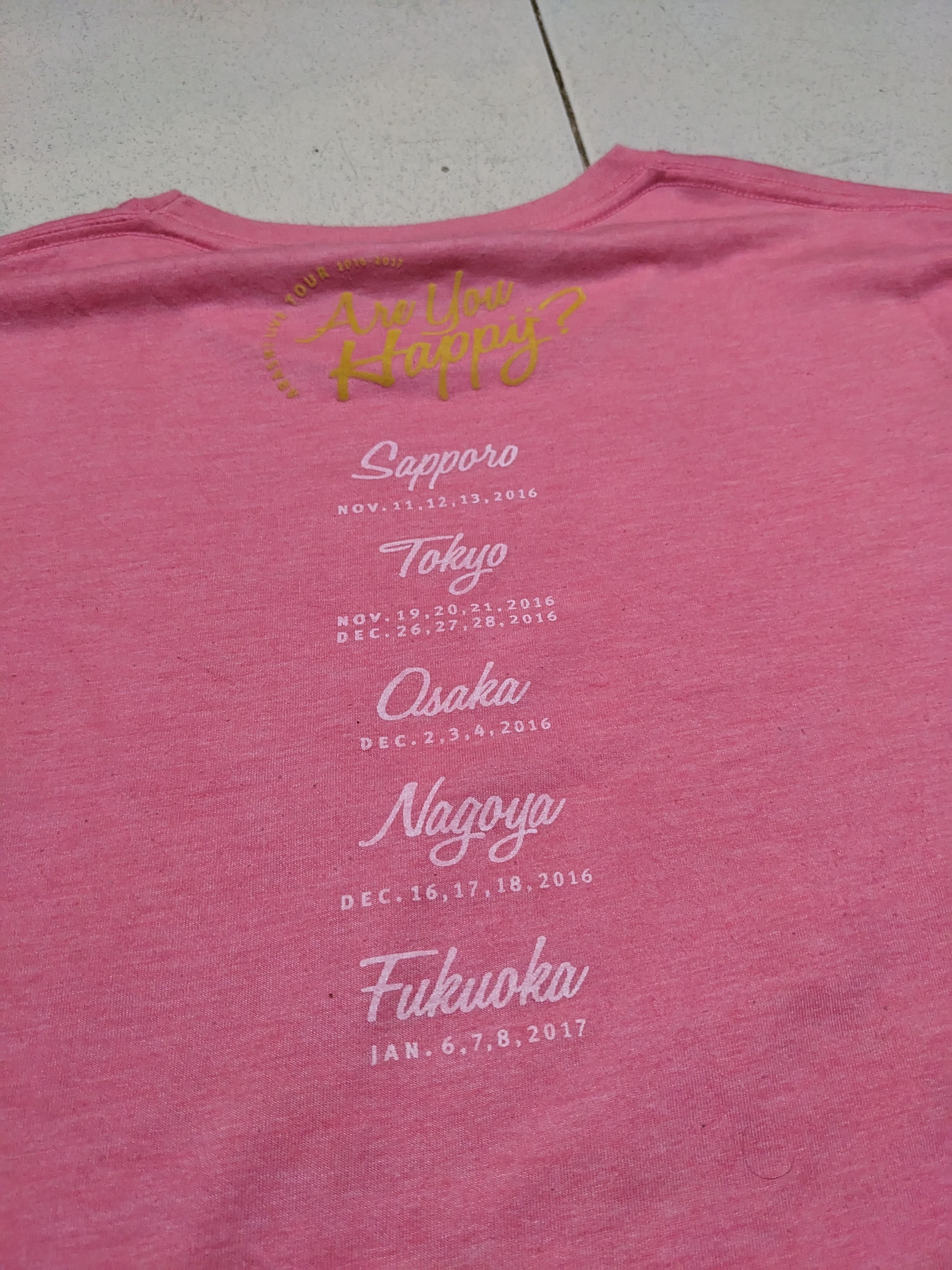 Band Tees × Vintage Arashi Live Tour "Are You Happy?" T-Shirt Size US S / EU 44-46 / 1 - 7 Thumbnail