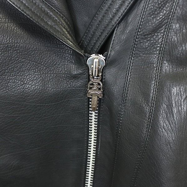 Chrome Hearts Chrome Hearts Cross Patch Leather Jacket Size XS / US 0-2 / IT 36-38 - 4 Thumbnail