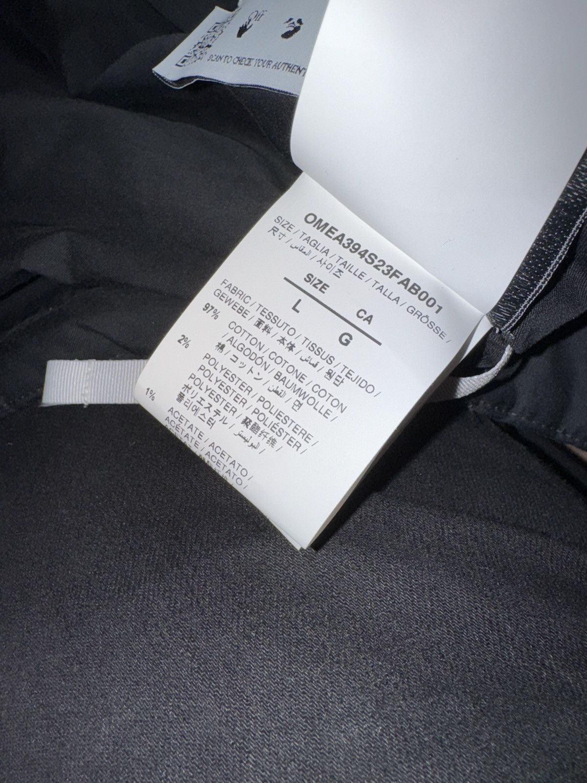 Off-White Off-White Men's Graffiti Coupe Embroidered Shirt Jacket Size US L / EU 52-54 / 3 - 11 Thumbnail