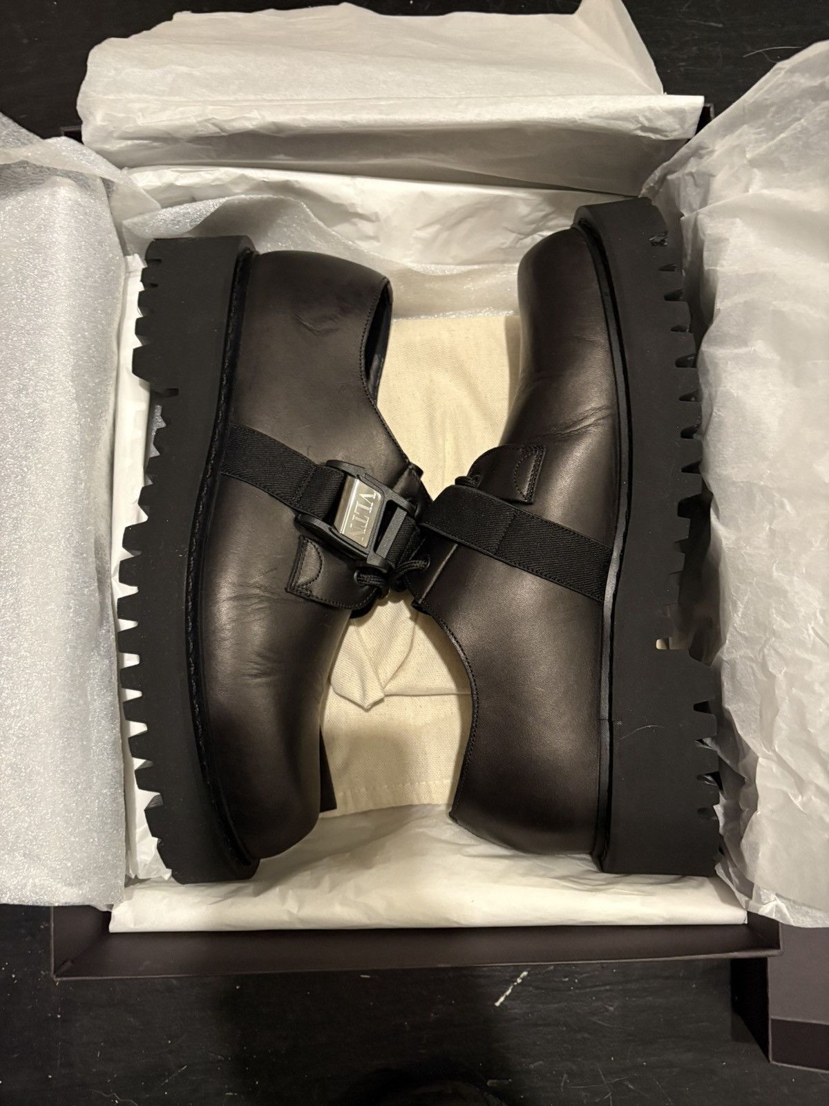 Valentino Valentino VLTN Derby w/ Strap - buckle Size US 10 / EU 43 - 4 Thumbnail