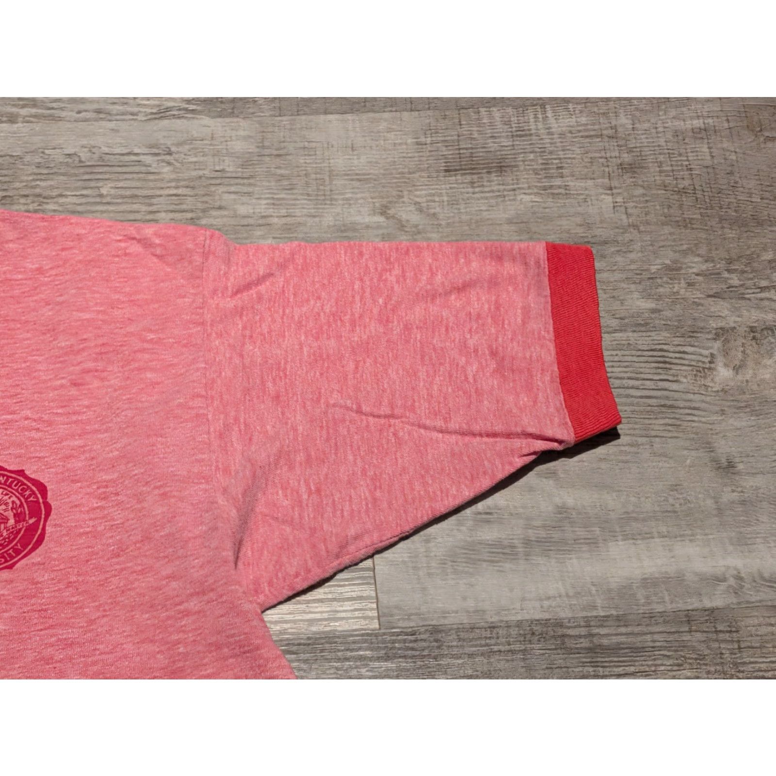 Champion Vtg 70s Champion WKU Western Kentucky University USA Made Ringer Tee S/M Pink Size ONE SIZE - 4 Thumbnail