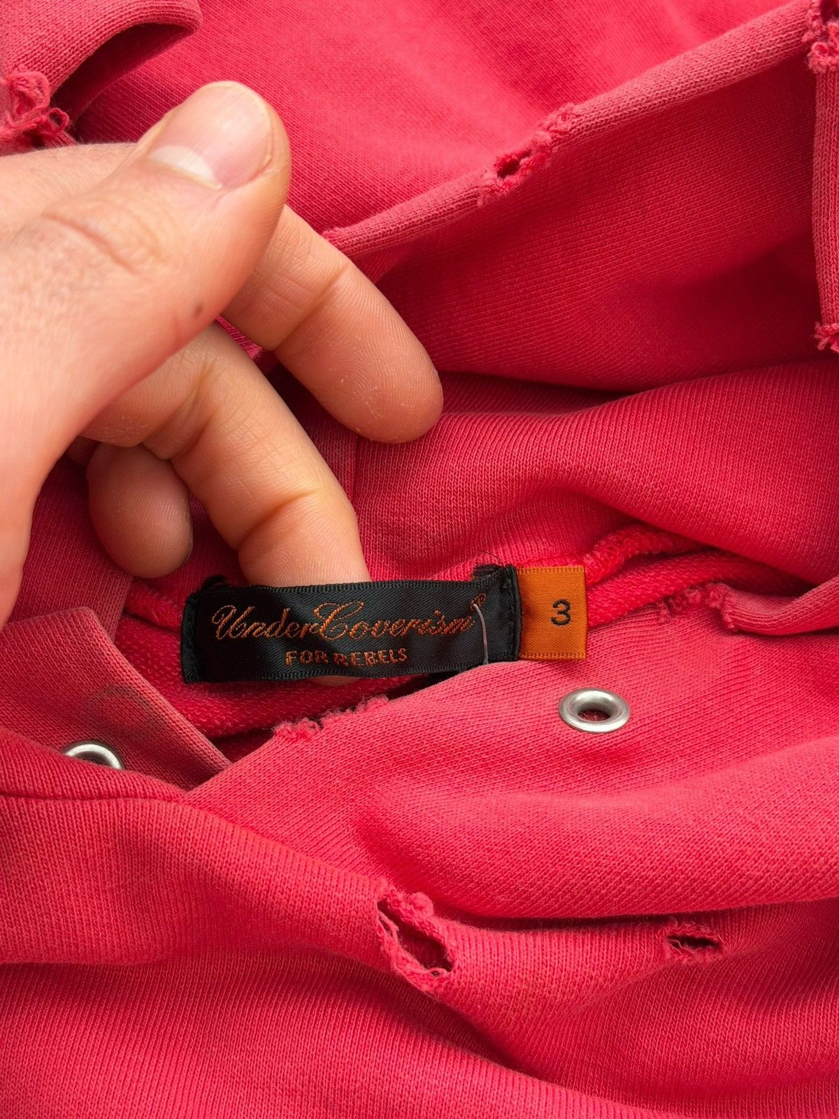 Undercover RARE 2006 “T” Wahnfrieden Klaus Distressed Hoodie Size US L / EU 52-54 / 3 - 9 Thumbnail