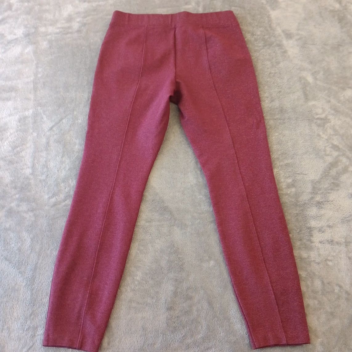 Old Navy Old Navy Stevie Legging Ankle Pants Womens Medium Purple Skinny Pull On Stretch Regular Size 32" / US 10 / IT 46 - 2 Thumbnail