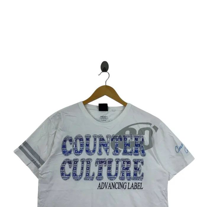 Vintage COUNTER CULTURE SKATEBOARD 1991 Monogram Tee Shirt Size L / US 10 / IT 46 - 2 Thumbnail