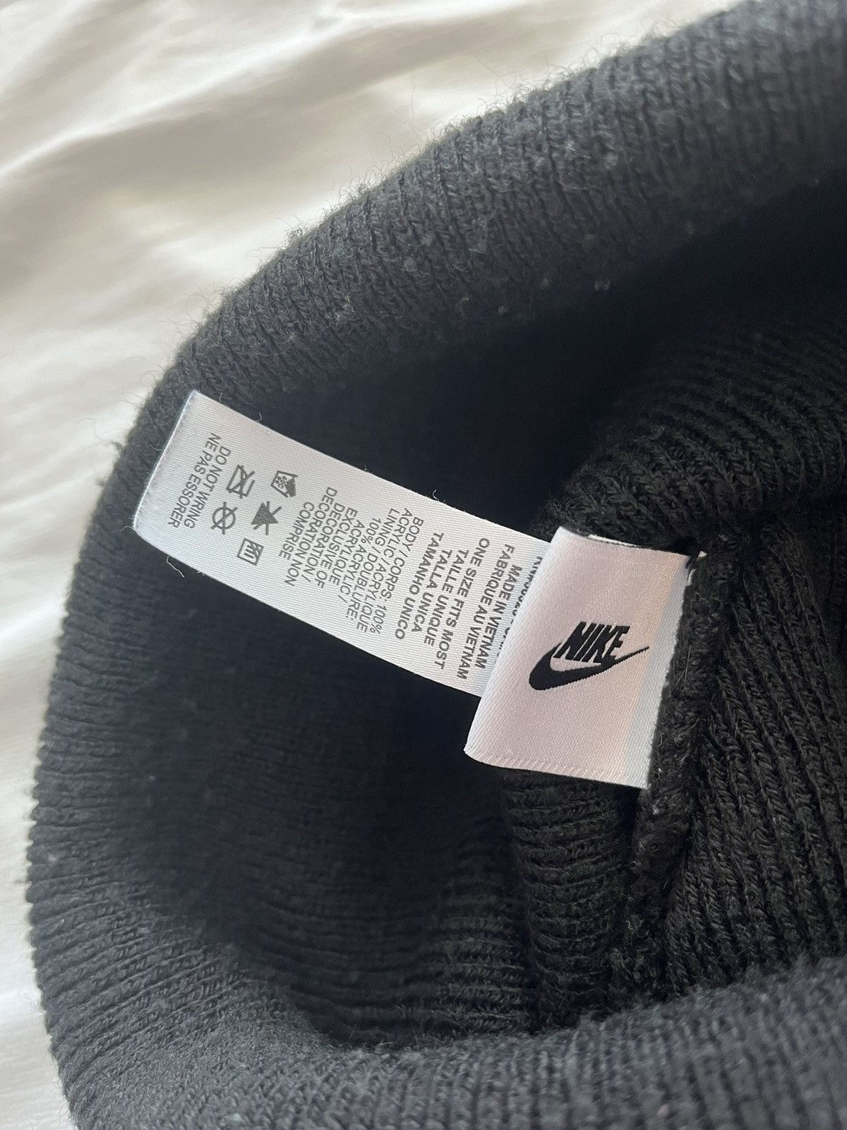 Nike × Stussy Stussy x Nike Black Beanie Size ONE SIZE - 3 Thumbnail