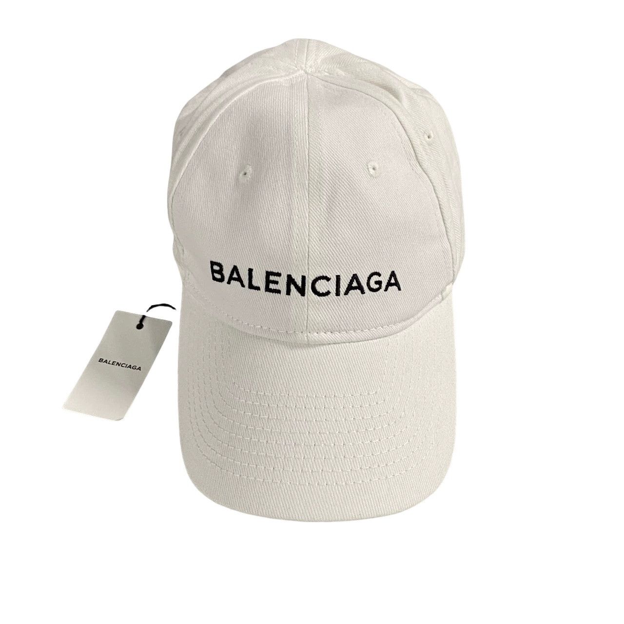 Balenciaga Balenciaga Logo Embroidered Baseball Cap L Size ONE SIZE - 1 Thumbnail