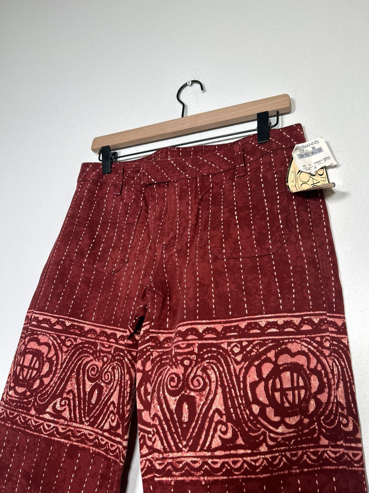 Jean Paul Gaultier Tribal Printed pants Size 30" / US 8 / IT 44 - 2 Thumbnail