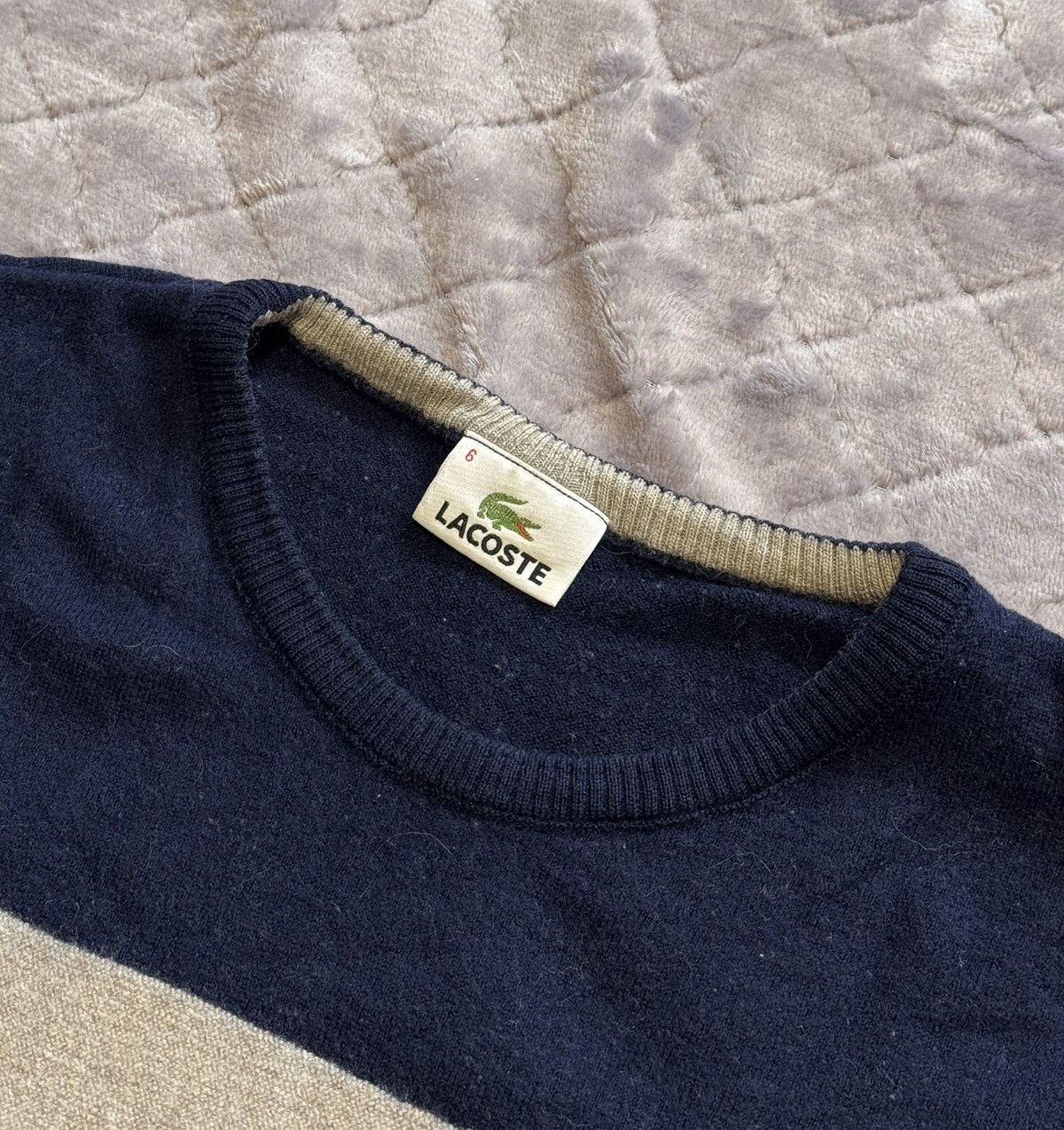 Lacoste × Vintage Vintage Lacoste Wool Knitwear Sweater Size US M / EU 48-50 / 2 - 6 Thumbnail