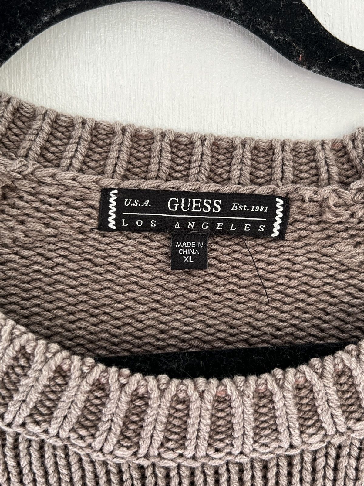 Guess Guess Ellery XL Knitted Sweater Size US XL / EU 56 / 4 - 3 Thumbnail