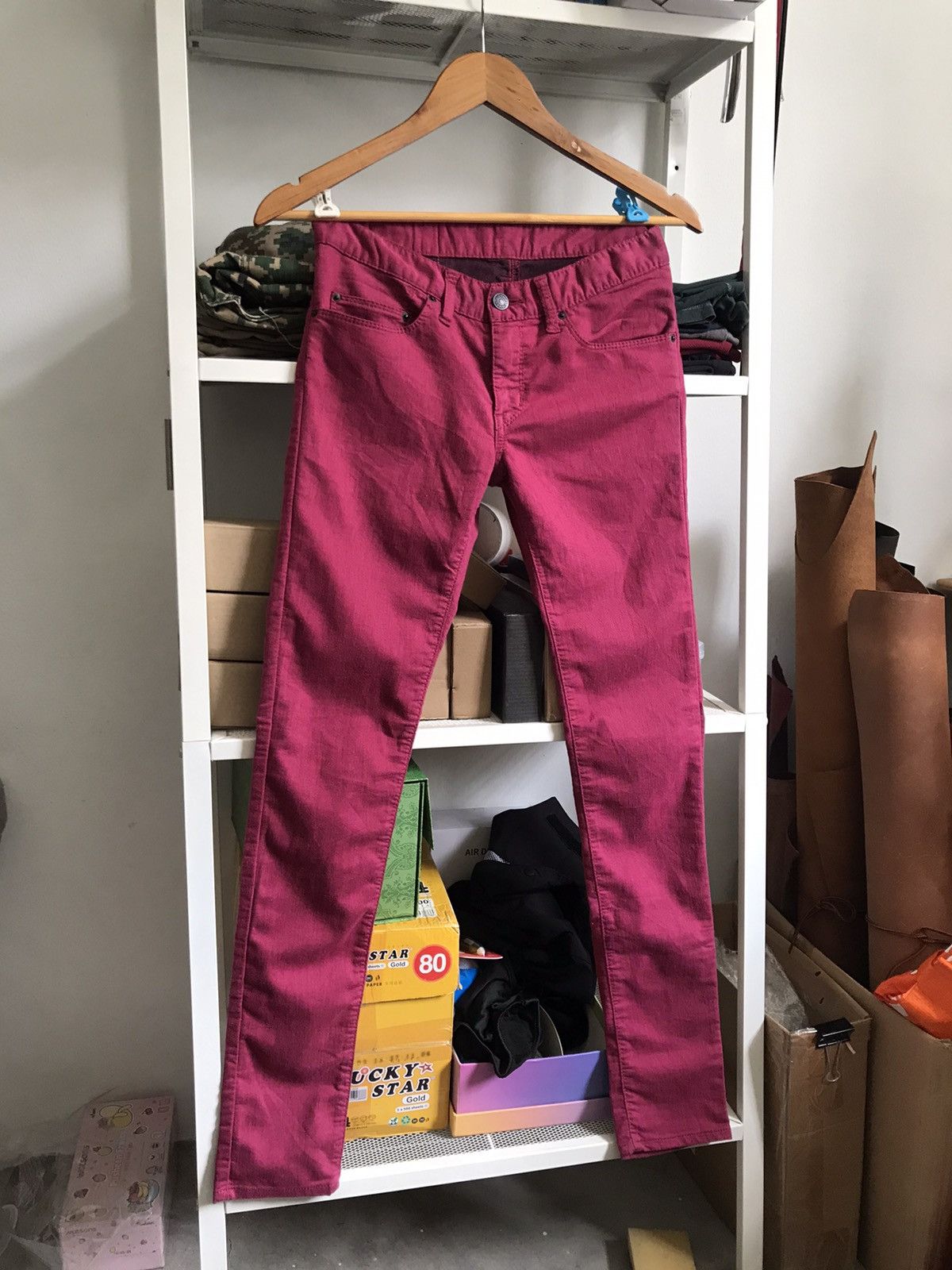 Hysteric Glamour Steal🔥 VINTAGE Hysteric Glamour Pink Jeans Size 23" - 6 Thumbnail