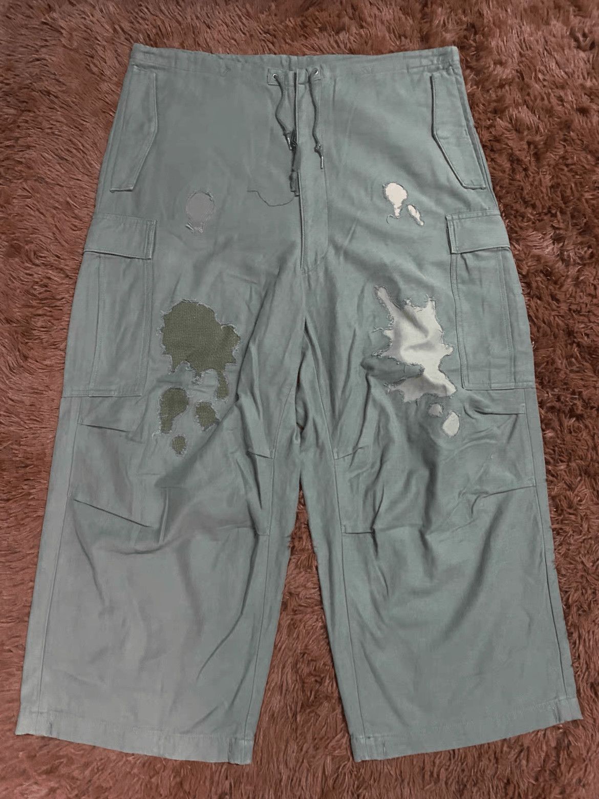 Number (N)ine Sz F Number Nine 02SS The Modern Age Distressed Cargo-2508 Size US 32 / EU 48 - 1 Thumbnail