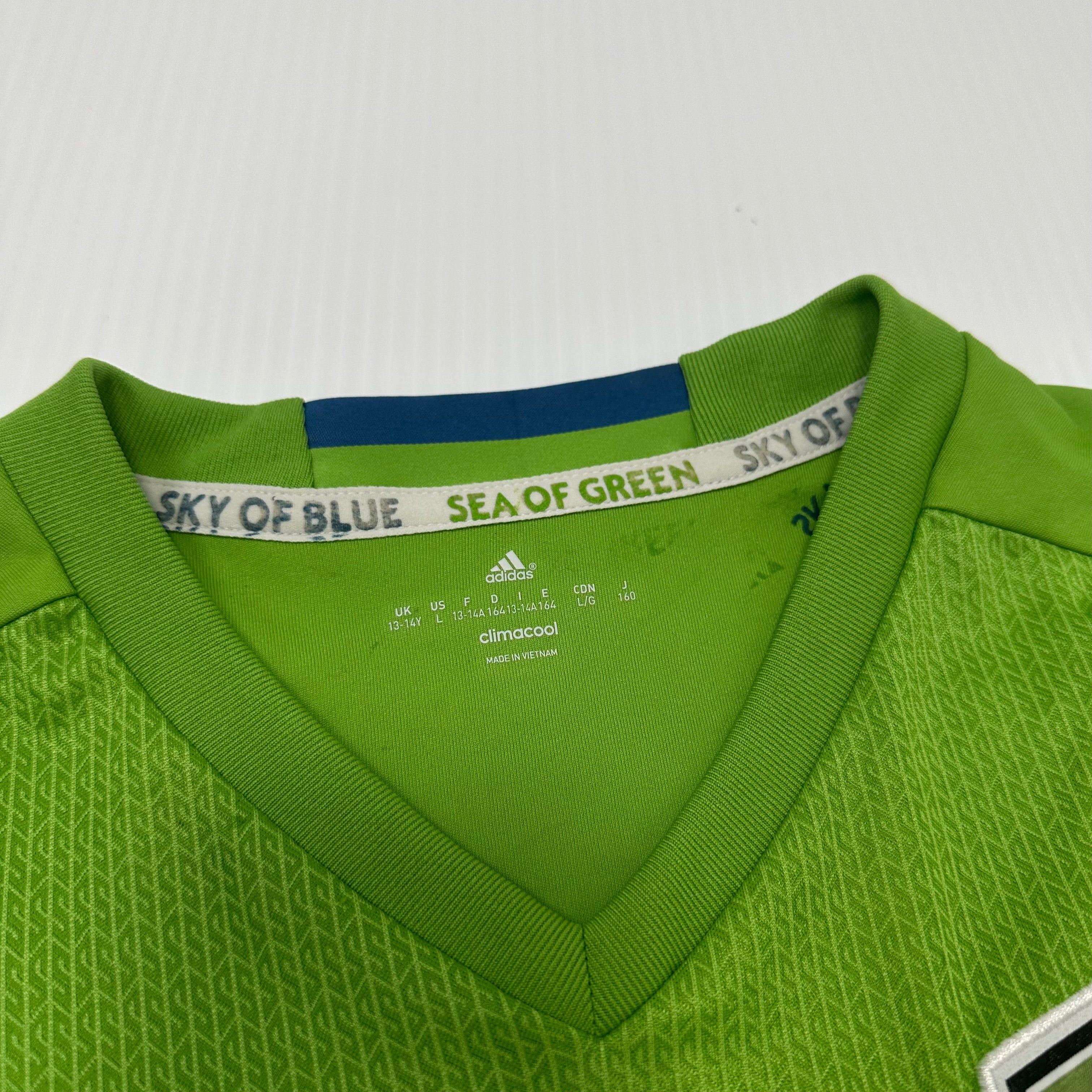 Adidas 2016-17 Adidas Seattle Sounders MLS Home Kit Youth L Size US XS / EU 42 / 0 - 5 Thumbnail