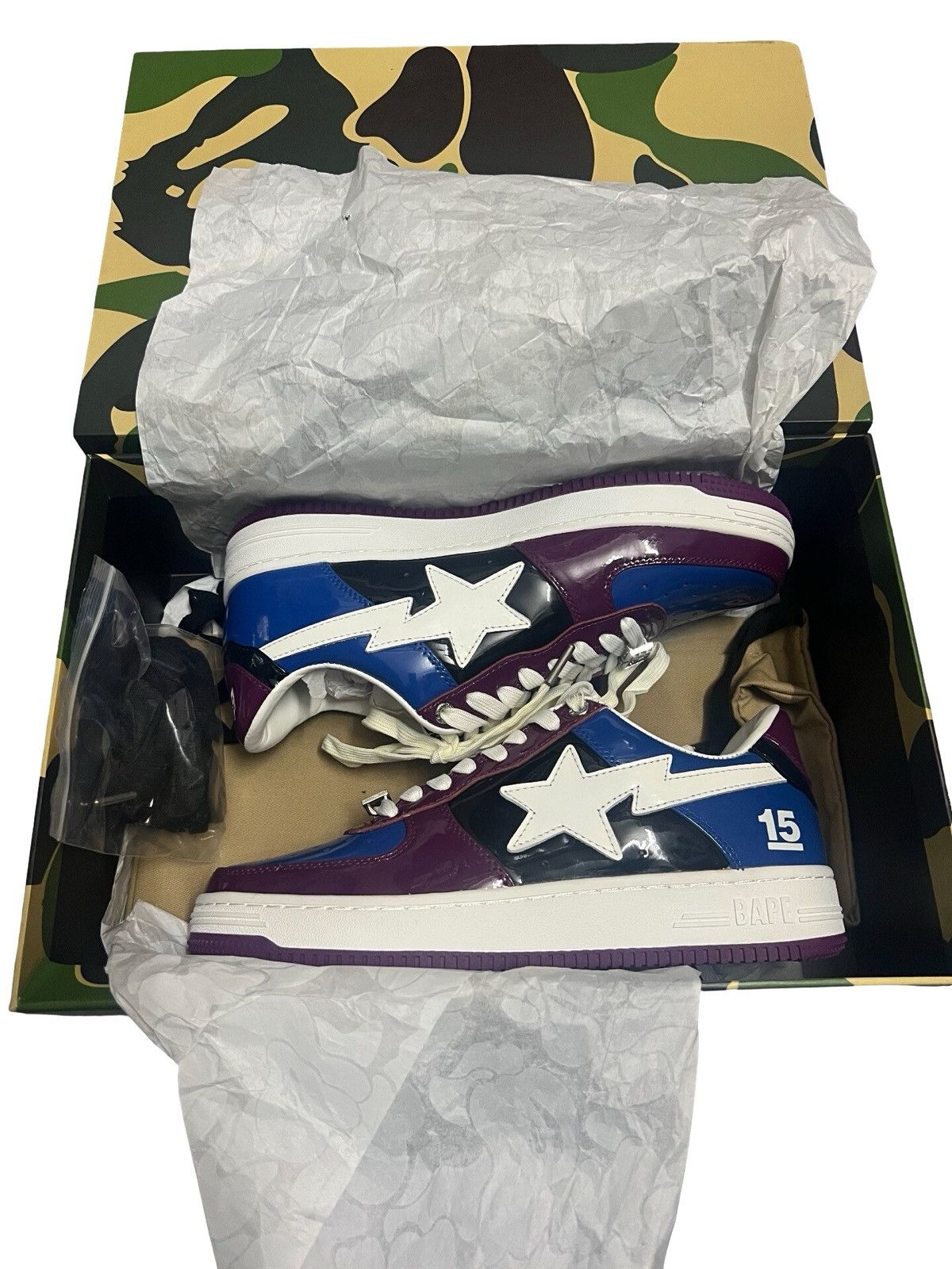 Bape Bape Hong Kong 15th Anniversary Bapesta Size US 8 / EU 41 - 5 Thumbnail