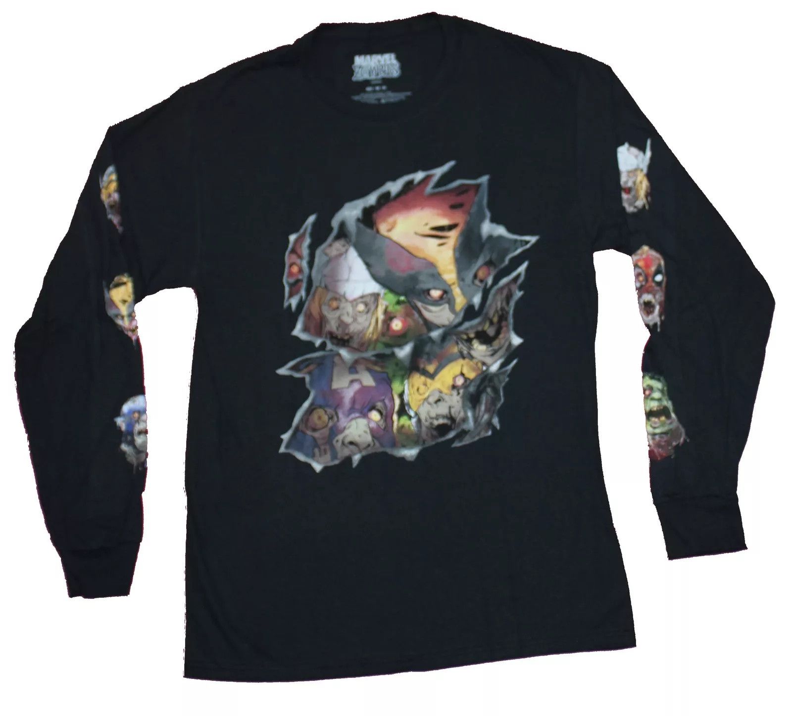 Polo Ralph Lauren Marvel Zombies Mens Long Sleeve T-Shirt Size US XXS / EU 40 - 1 Preview