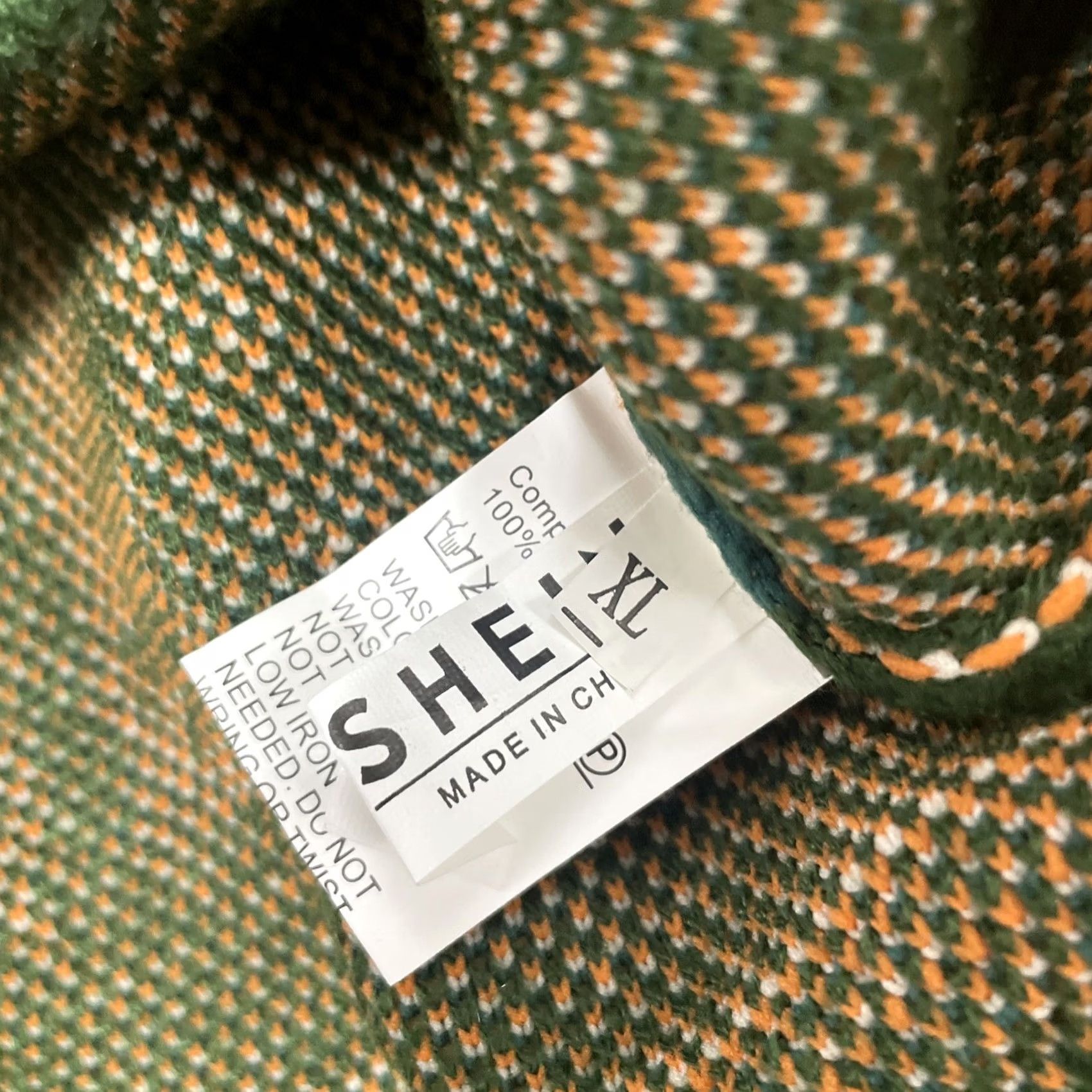 Shein SheIn Ugly Christmas Sweater Adult XL Holiday Reindeer Snowflake Print Green Shirt Pullover KnIT Crew Neck Men Men Christmas Holiday Theme 90s? Size US XL / EU 56 / 4 - 6 Thumbnail