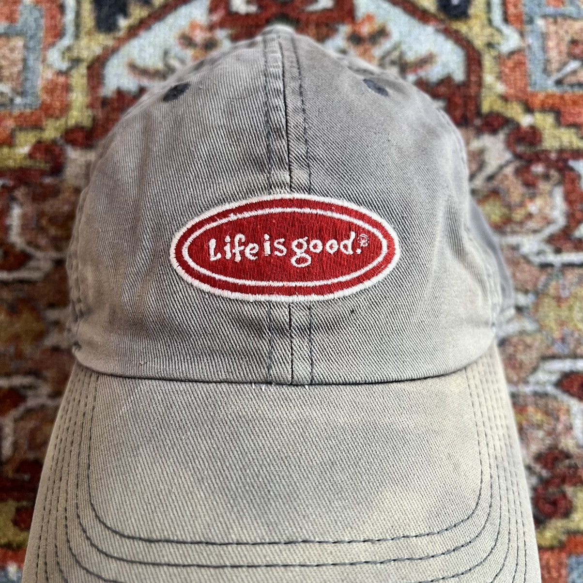 Vintage Sunfaded thrashed feel good, do good cap! life is good Size ONE SIZE - 2 Thumbnail