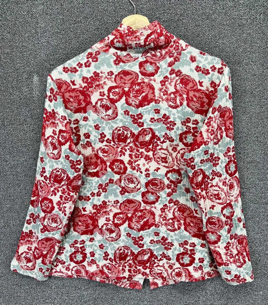 Issey Miyake Vintage Issey Miyake Plantation Flowers Button Up Flannel Size M / US 6-8 / IT 42-44 - 8 Thumbnail