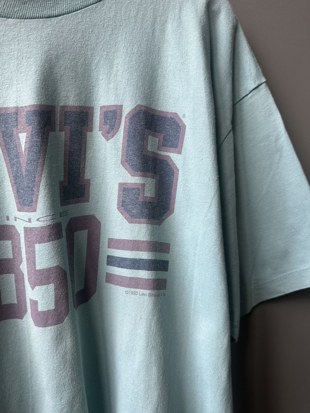 Levi's Vintage 1993 Levis San Francisco CA Graphic Crew T-shirt Size US XL / EU 56 / 4 - 3 Thumbnail