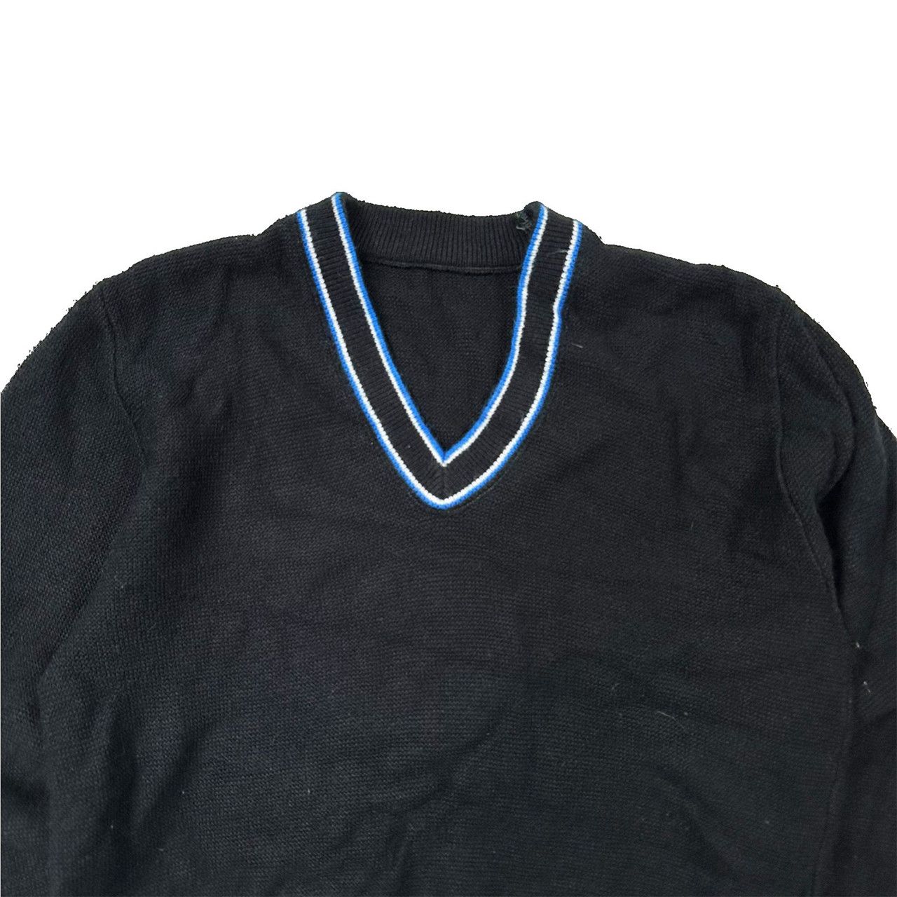 Vintage Vintage 90s Knit V Neck Sweater Size US S / EU 44-46 / 1 - 2 Thumbnail