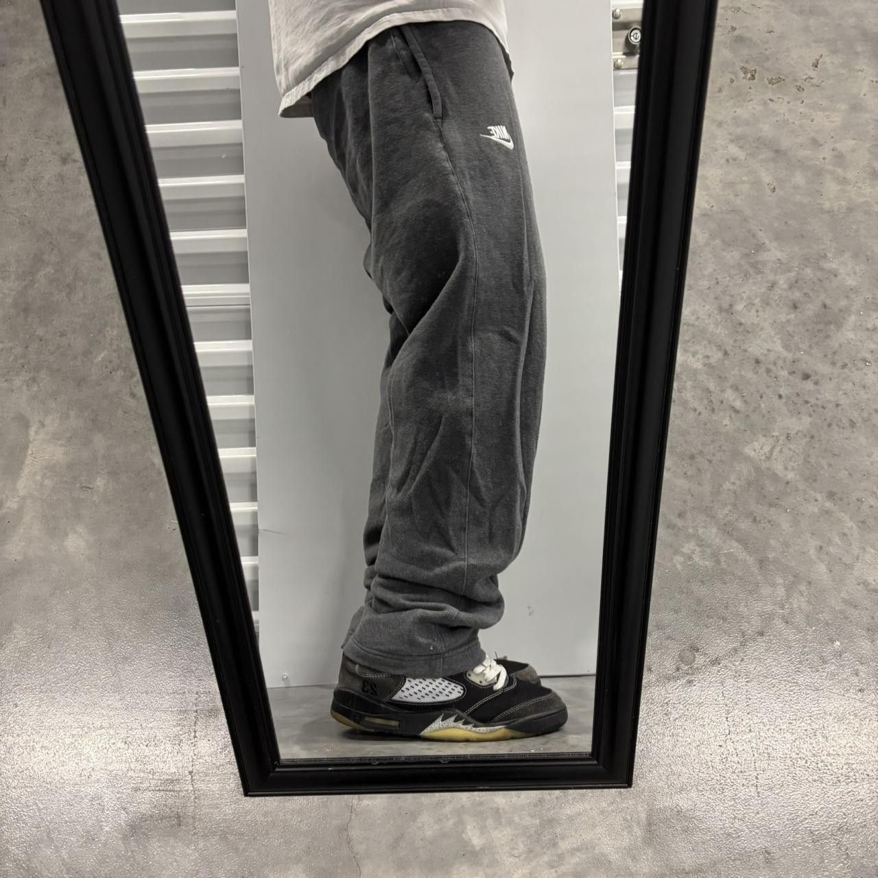 Nike × Vintage Crazy Vintage Y2K/2000s Grey Nike Streetwear Essential Sweatpants! Size US 30 / EU 46 - 2 Thumbnail