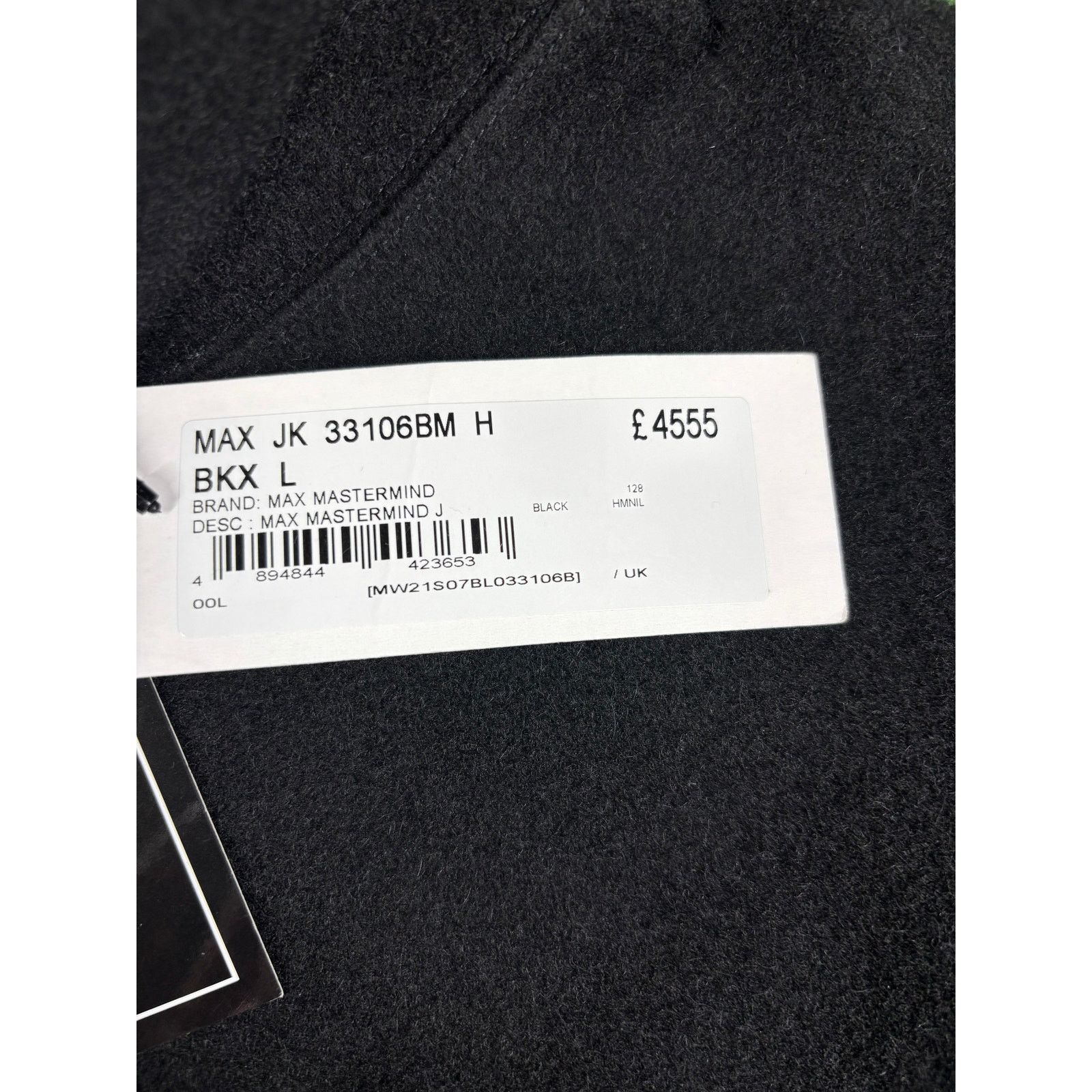 Mastermind Japan Mastermind Cashmere Fleece Black Blouson Size Large Size US L / EU 52-54 / 3 - 8 Thumbnail