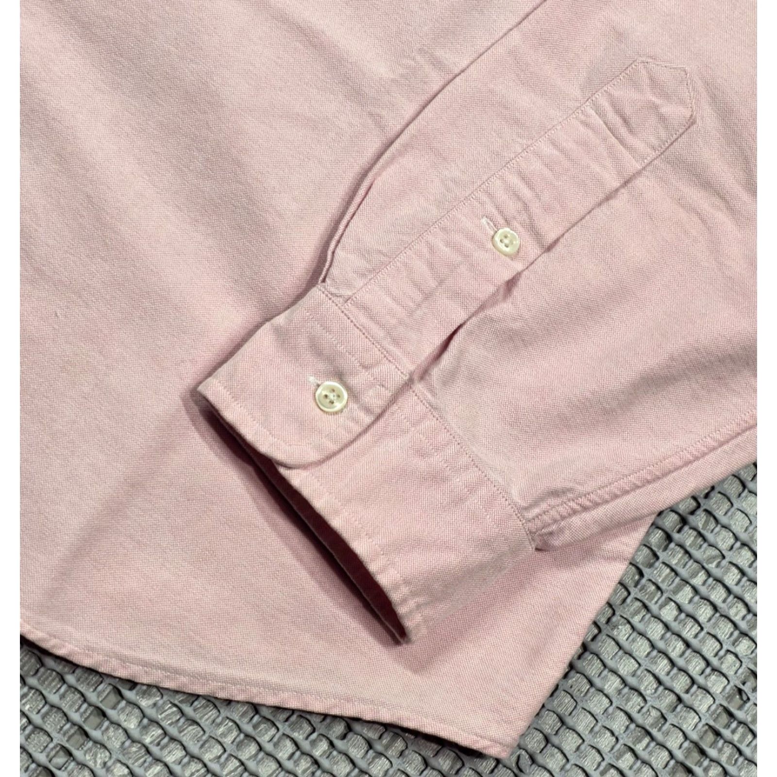 Polo Ralph Lauren Polo Ralph Lauren Shirt XL Pink Button Up Oxford Long Sleeve Iconic Mens Size US XL / EU 56 / 4 - 6 Thumbnail