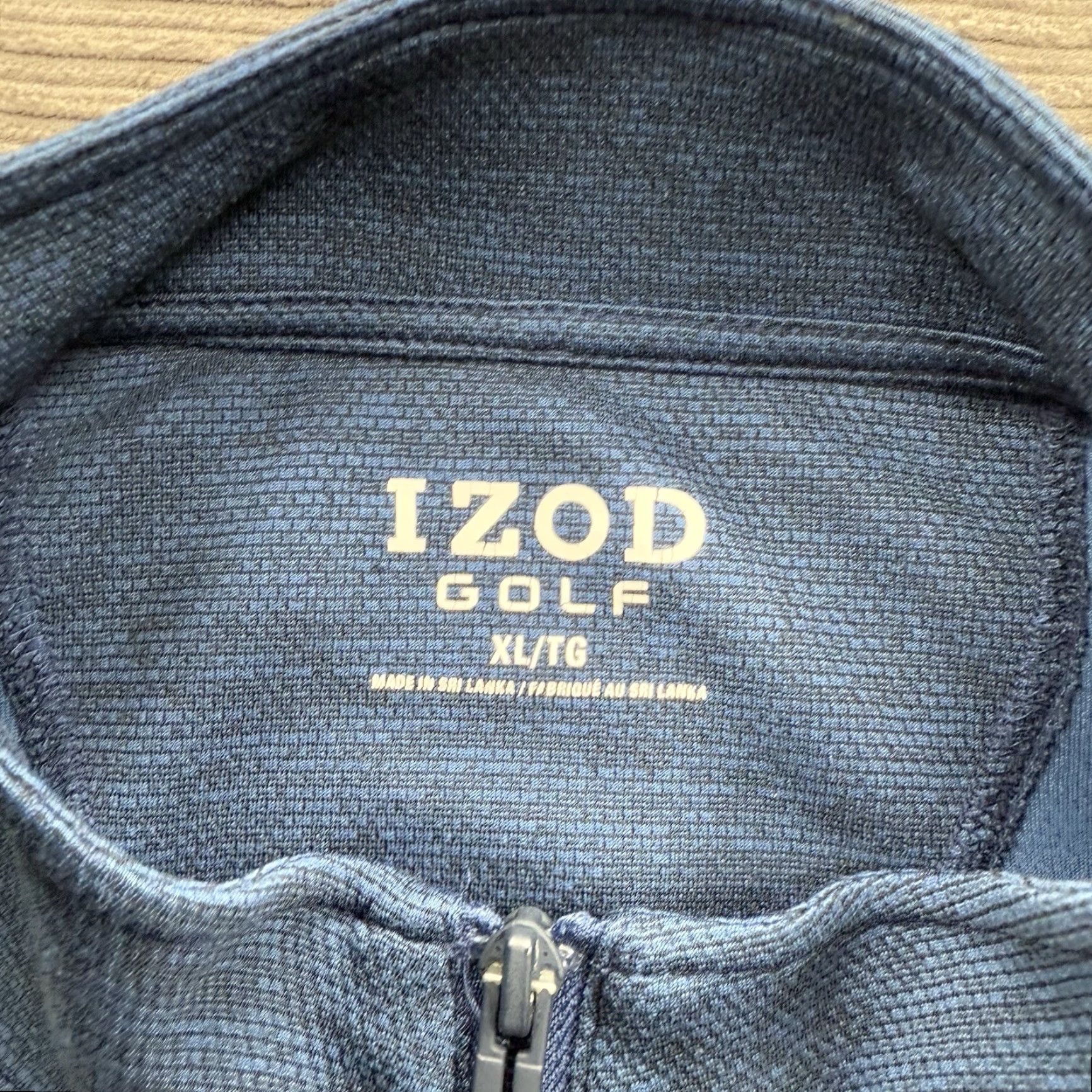 Izod VINTAGE IZOD Golf Pullover Women XL Blue Polyester 1/4 Zip Long Sleeve Golf Preppy Size US XL / EU 56 / 4 - 3 Thumbnail