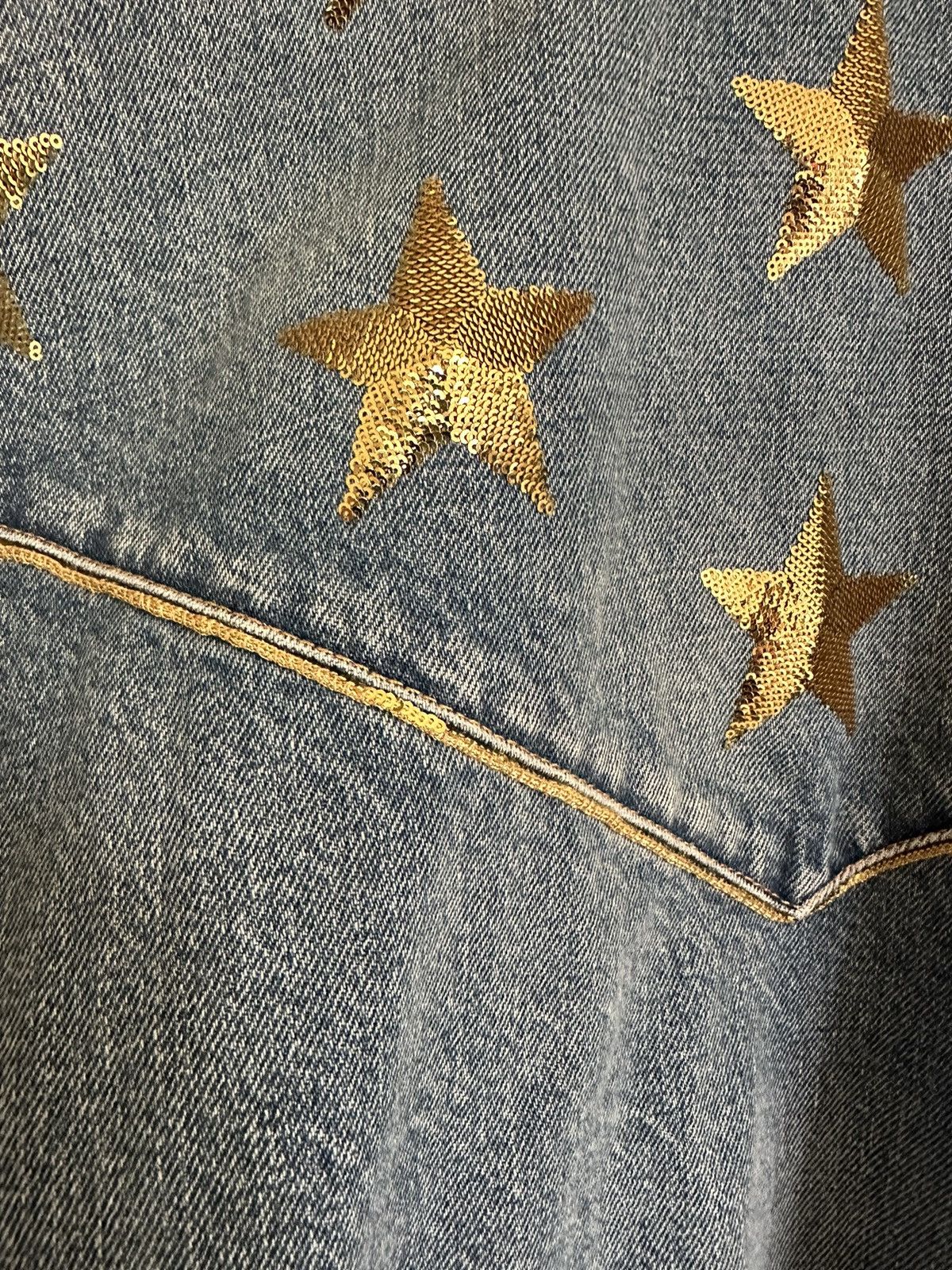 Celine SS22 Celine embroidered star denim jacket union wash XL Size US XL / EU 56 / 4 - 21 Thumbnail