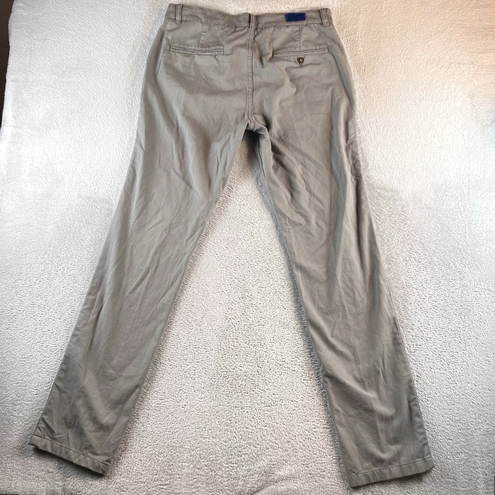 Vintage Mugsy Jeans Damens 34x34 Regular Gray 5-Pocket Denim Stretch City Logo College Size US 34 / EU 50 - 2 Thumbnail