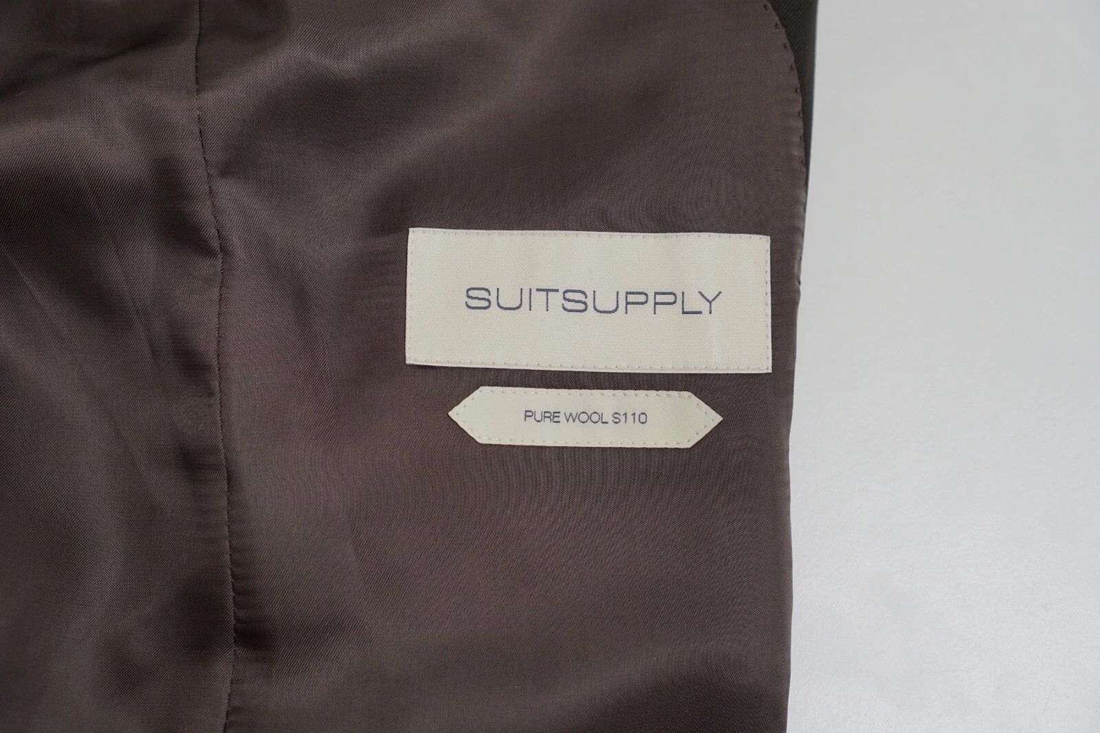 Suitsupply Men Suitsupply Blazer Havana Tulip Brown Wool S110 UK/US44S Size 44S - 5 Thumbnail