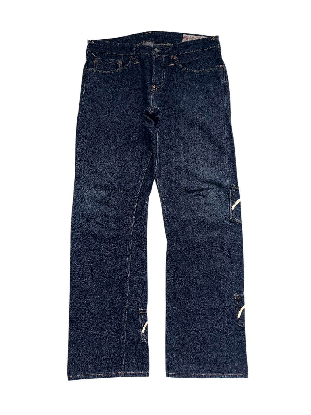 Evisu Rare Evisu Navy Selvedge Denim Jeans Multipocket Japanese Size US 34 / EU 50 - 9 Thumbnail